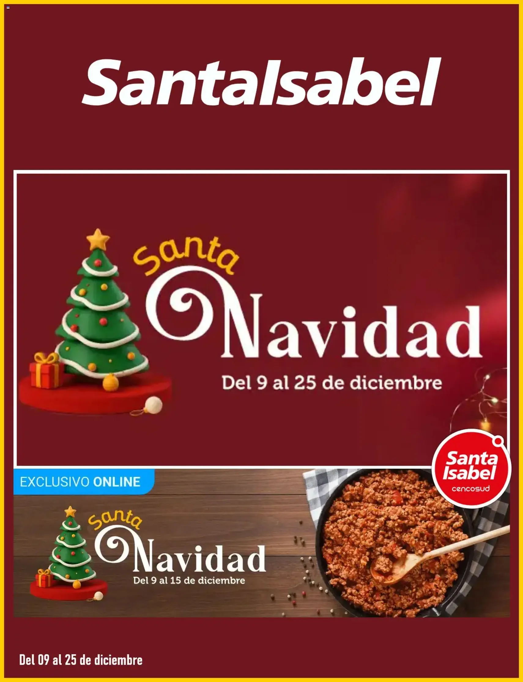Santa Isabel ofertas - folleto válido desde 09.12.2025 página 1 de 5