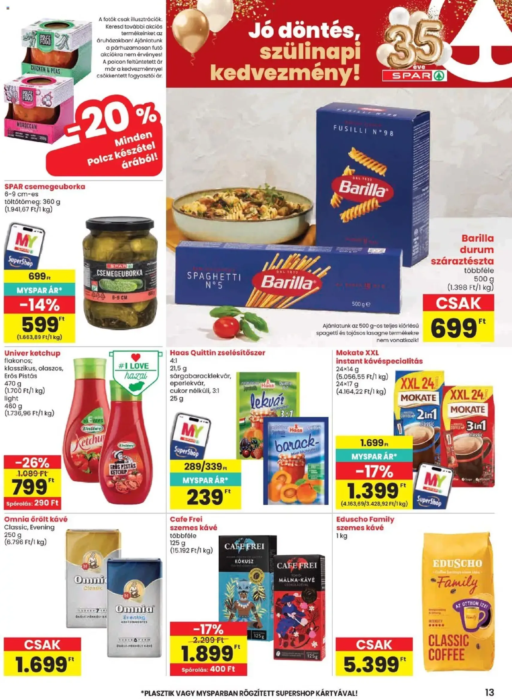 Spar akciós újság - 2026.06.11. érvényes szórólap 13 oldal 20 oldalból