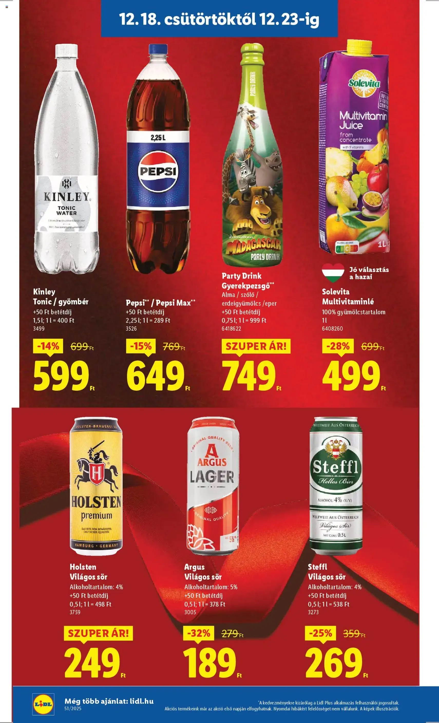 Lidl Akciós újság - 2025.12.18. érvényes szórólap 14 oldal 52 oldalból