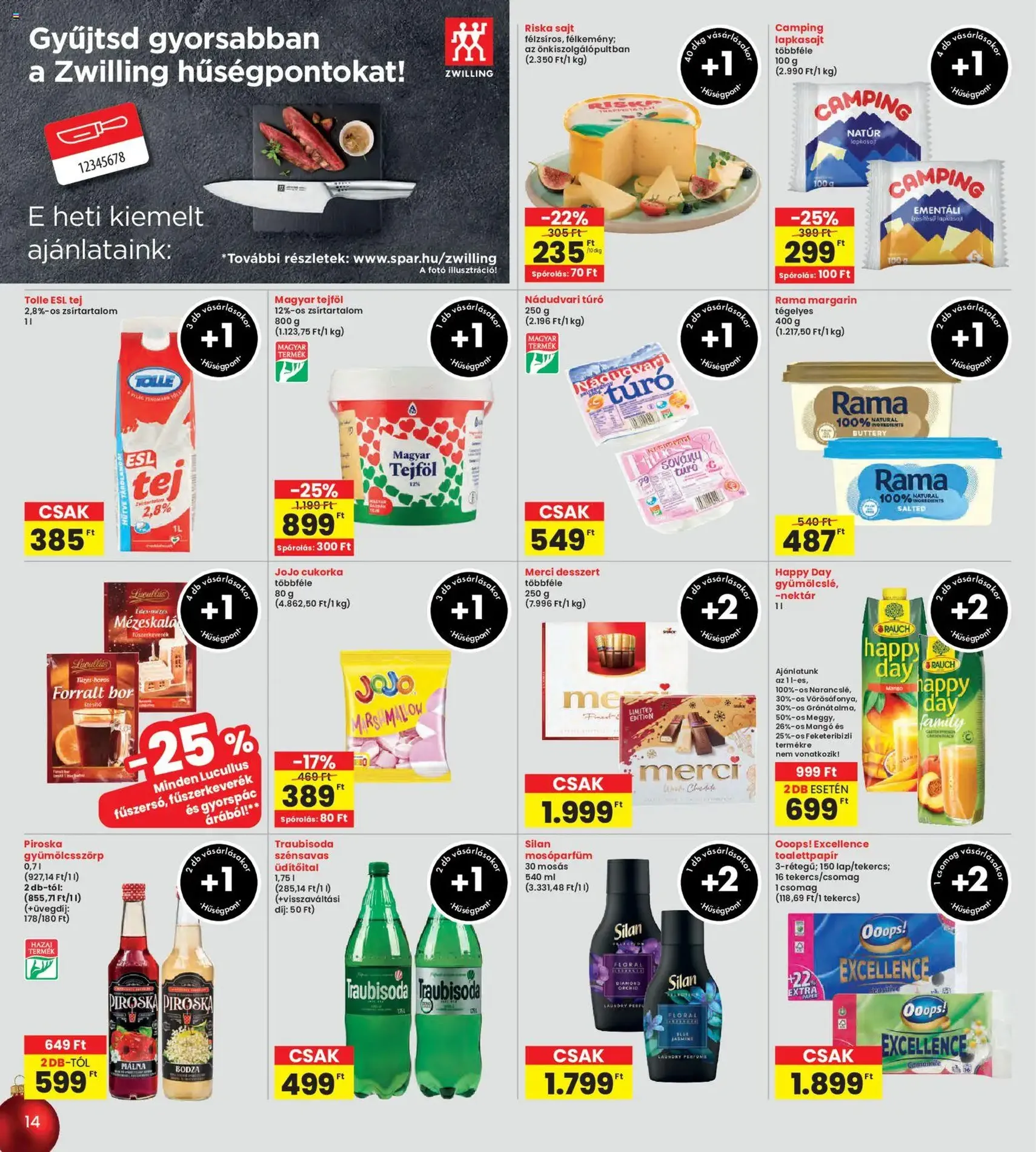 Interspar Akciós újság - 2025.11.27. érvényes szórólap 14 oldal 20 oldalból