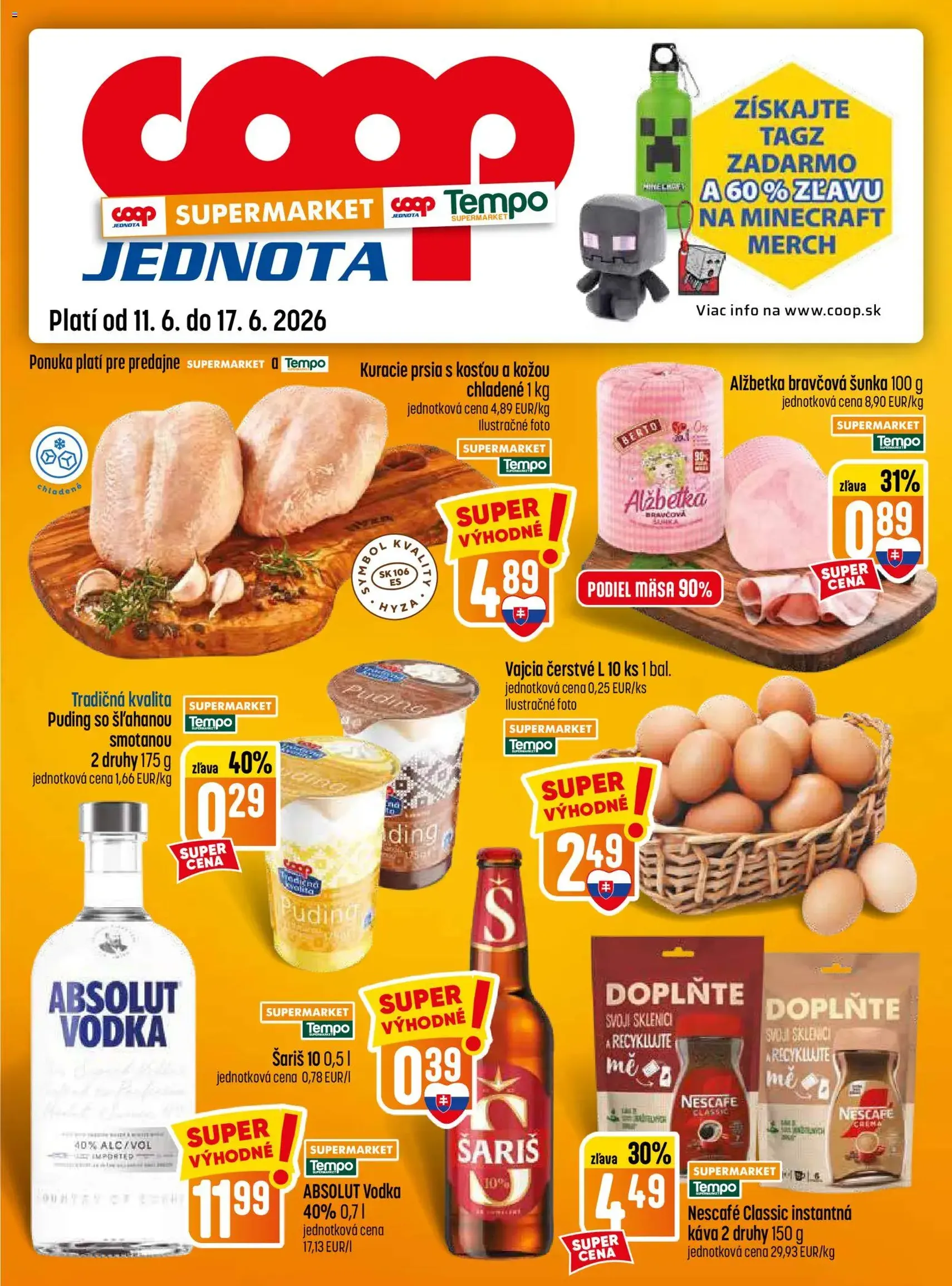 COOP Jednota leták - platný leták od 11.06.2026 strana 17 z 32