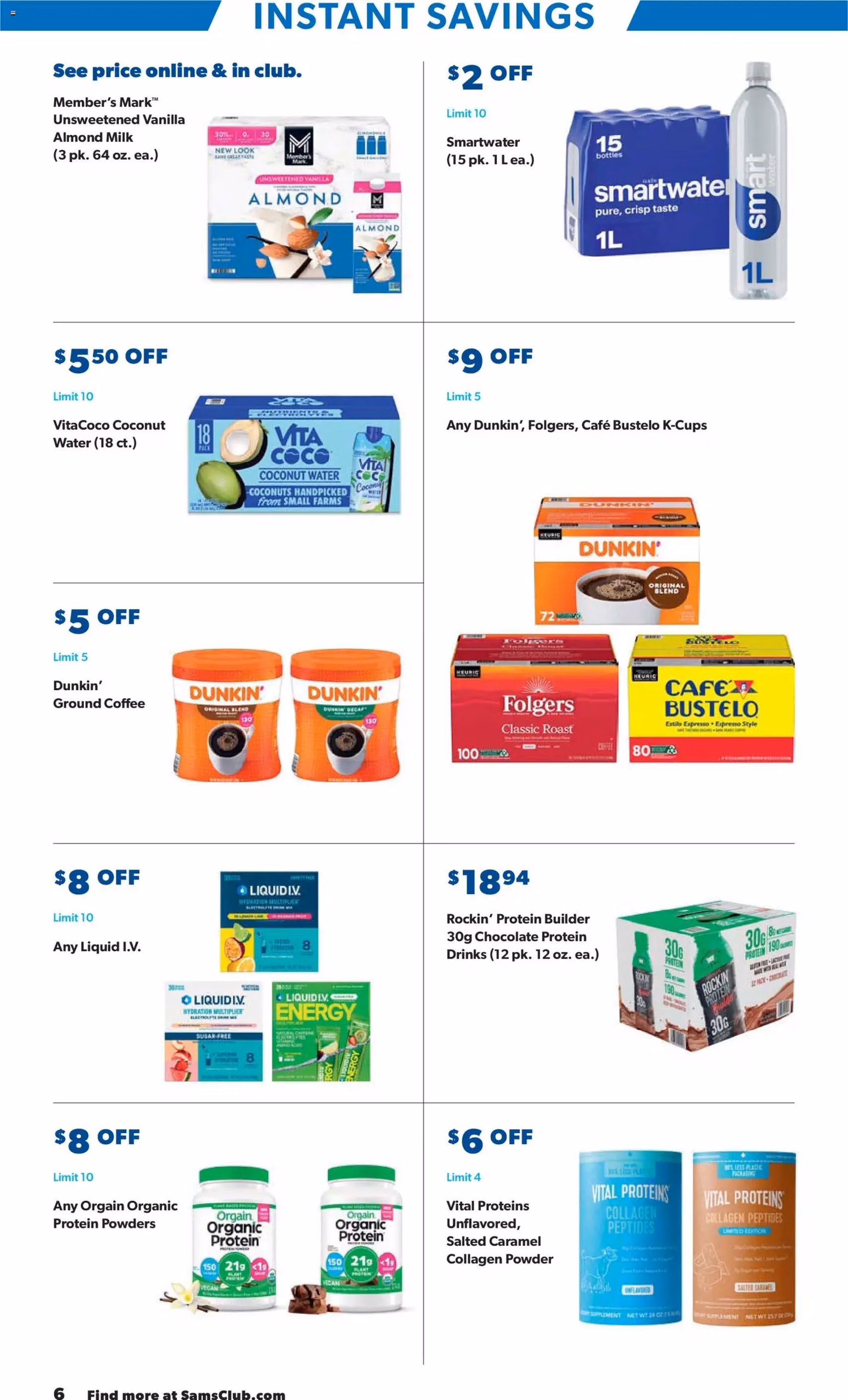 Sam's Club Instant Savings Book January - valid flyer from 01/02/2026, page 6 of 44
