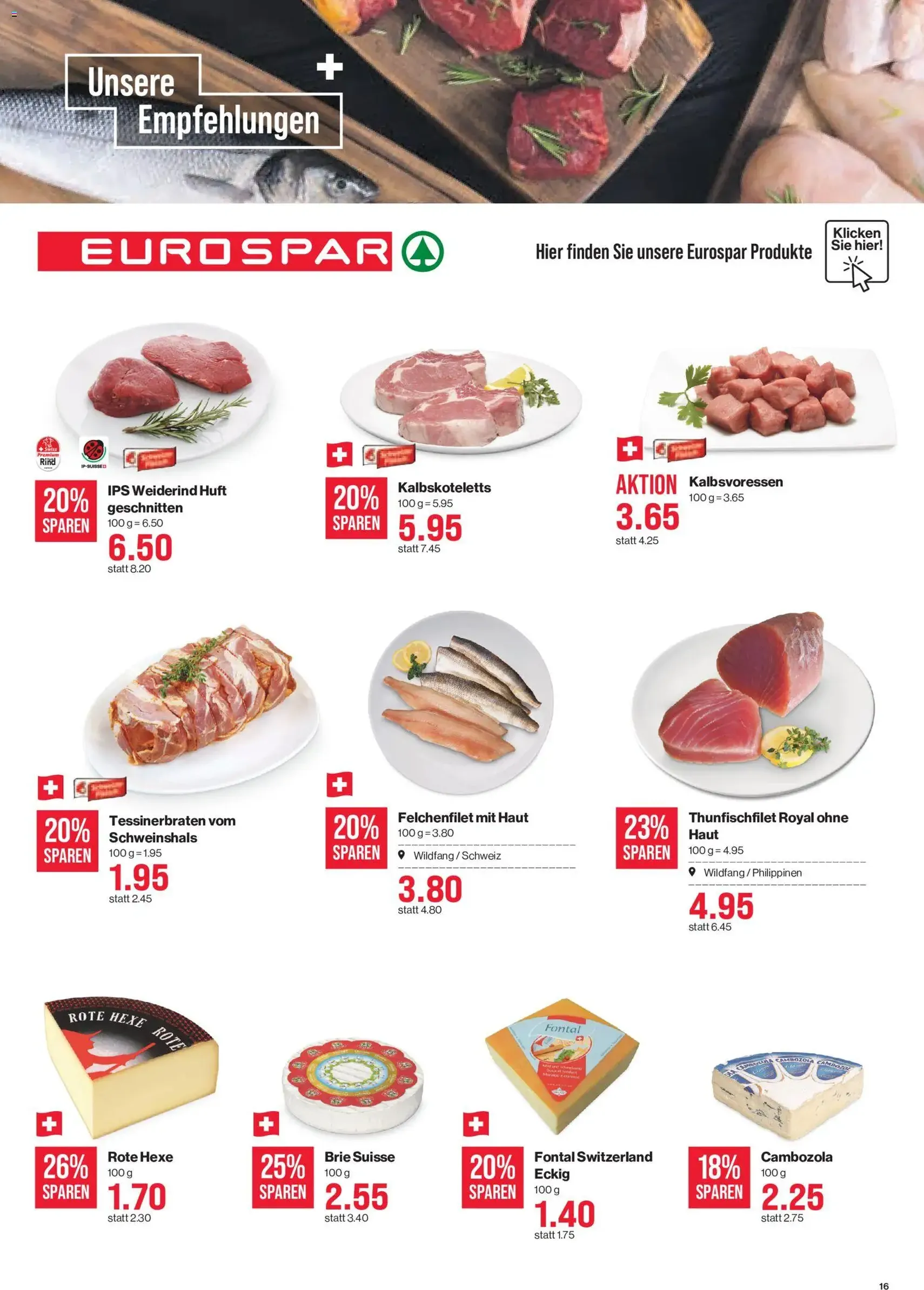 SPAR aktionen - Gültiger Prospekt ab 22.10.2026, Seite 16 von insgesamt 17