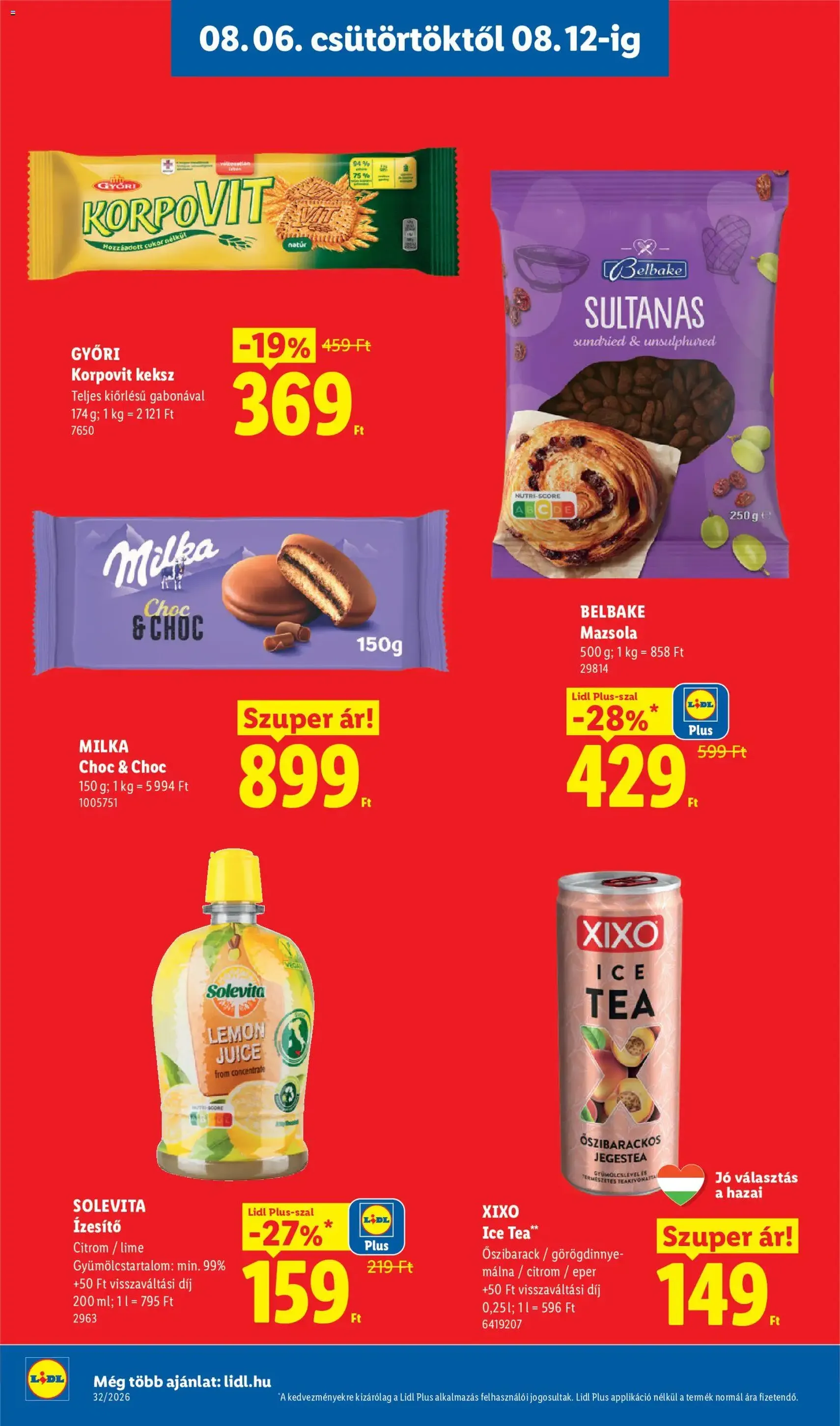Lidl akciós újság - 2026.08.06. érvényes szórólap 18 oldal 80 oldalból
