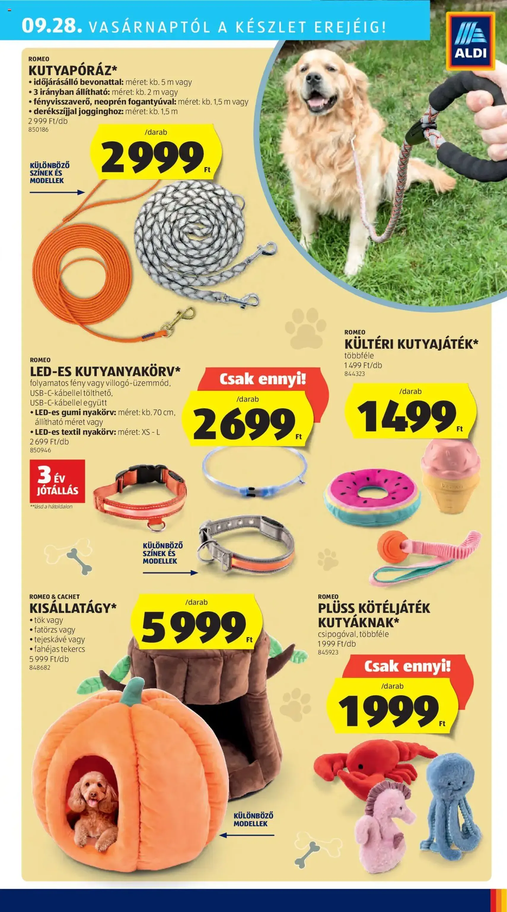 Aldi Akciós újság - 2025.09.25. érvényes szórólap 45 oldal 51 oldalból Aldi Akciós újság - 2025.09.25. érvényes szórólap 45 oldal 51 oldalból