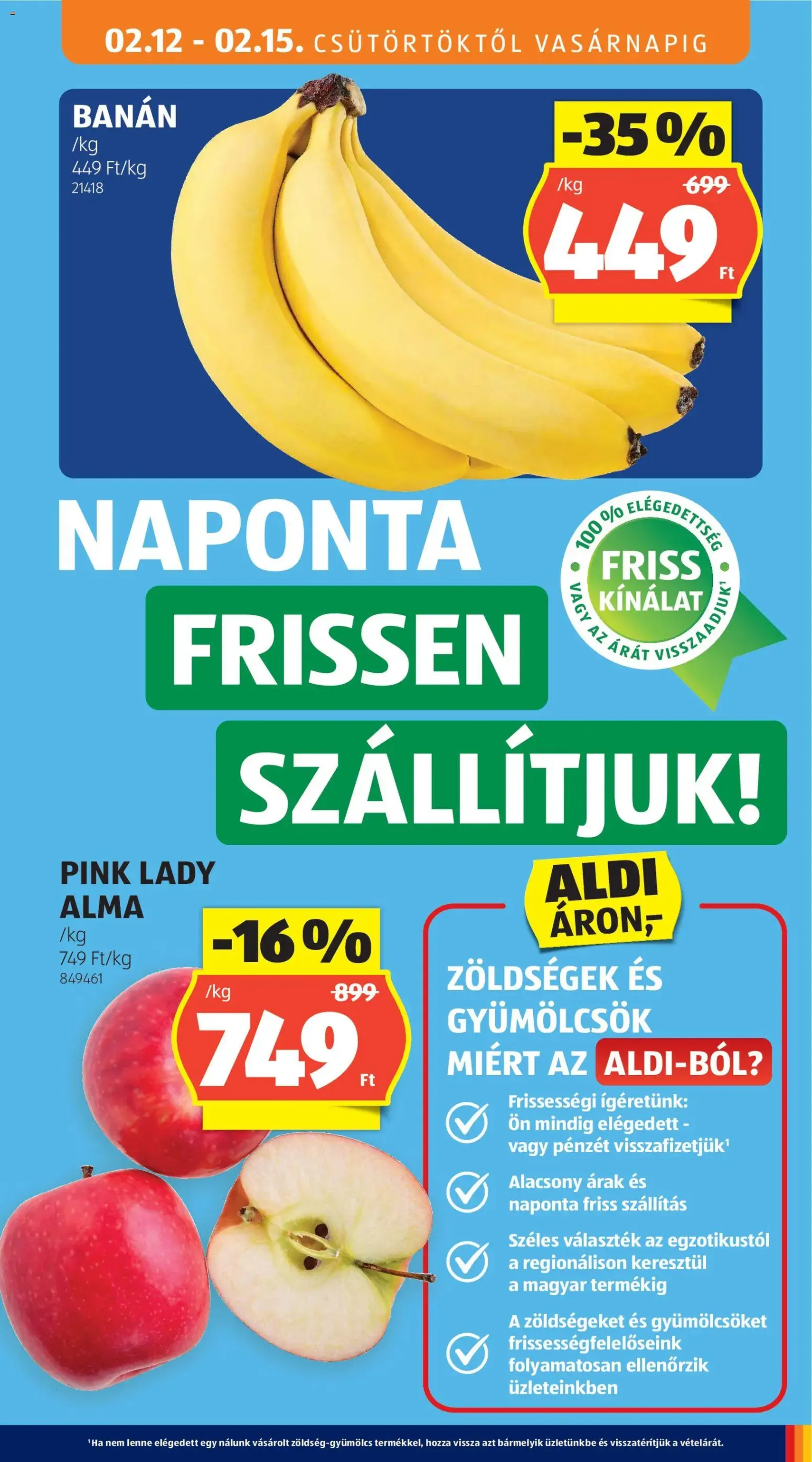 Aldi Akciós újság - 2026.02.12. érvényes szórólap 13 oldal 47 oldalból