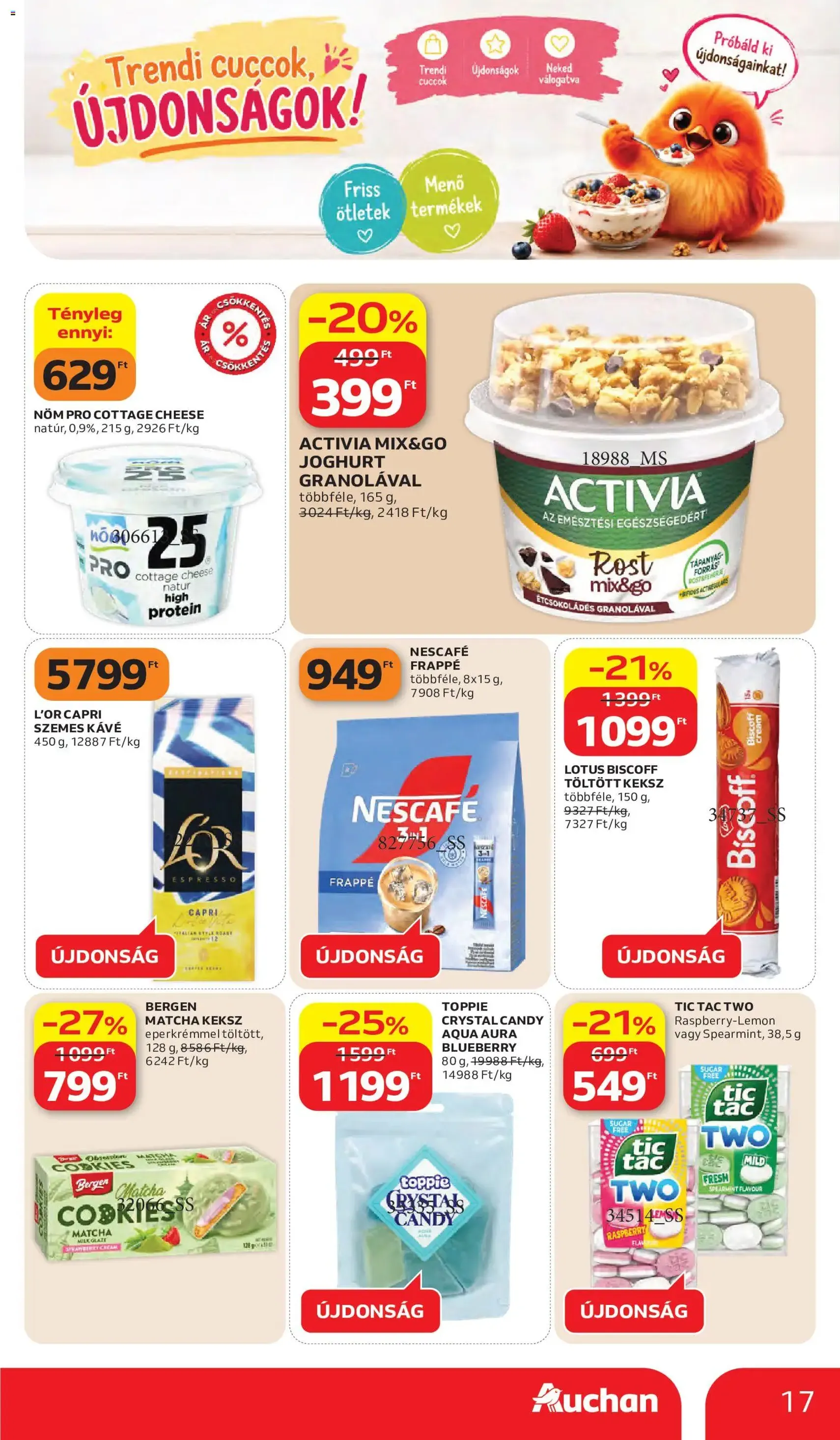 Auchan akciós újság - 2026.05.28. érvényes szórólap 17 oldal 58 oldalból