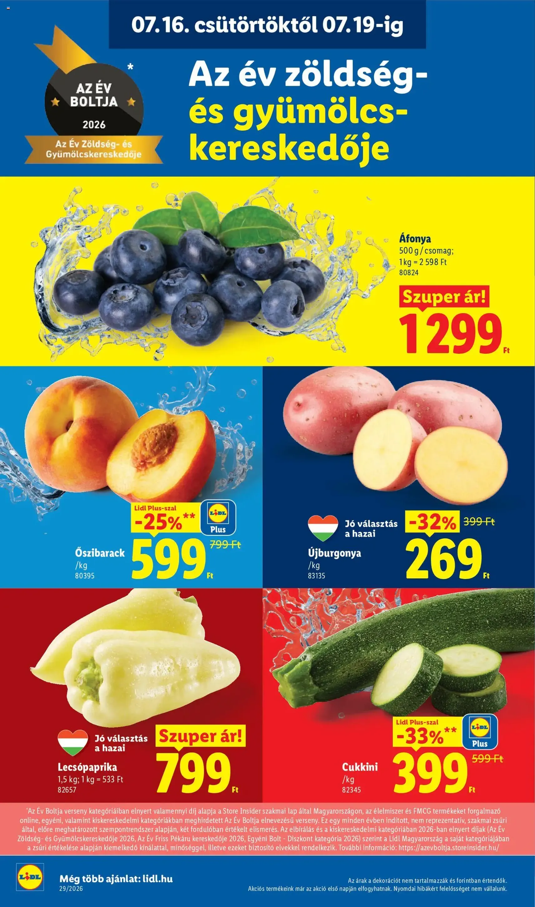 Lidl akciós újság - 2026.07.16. érvényes szórólap 8 oldal 88 oldalból