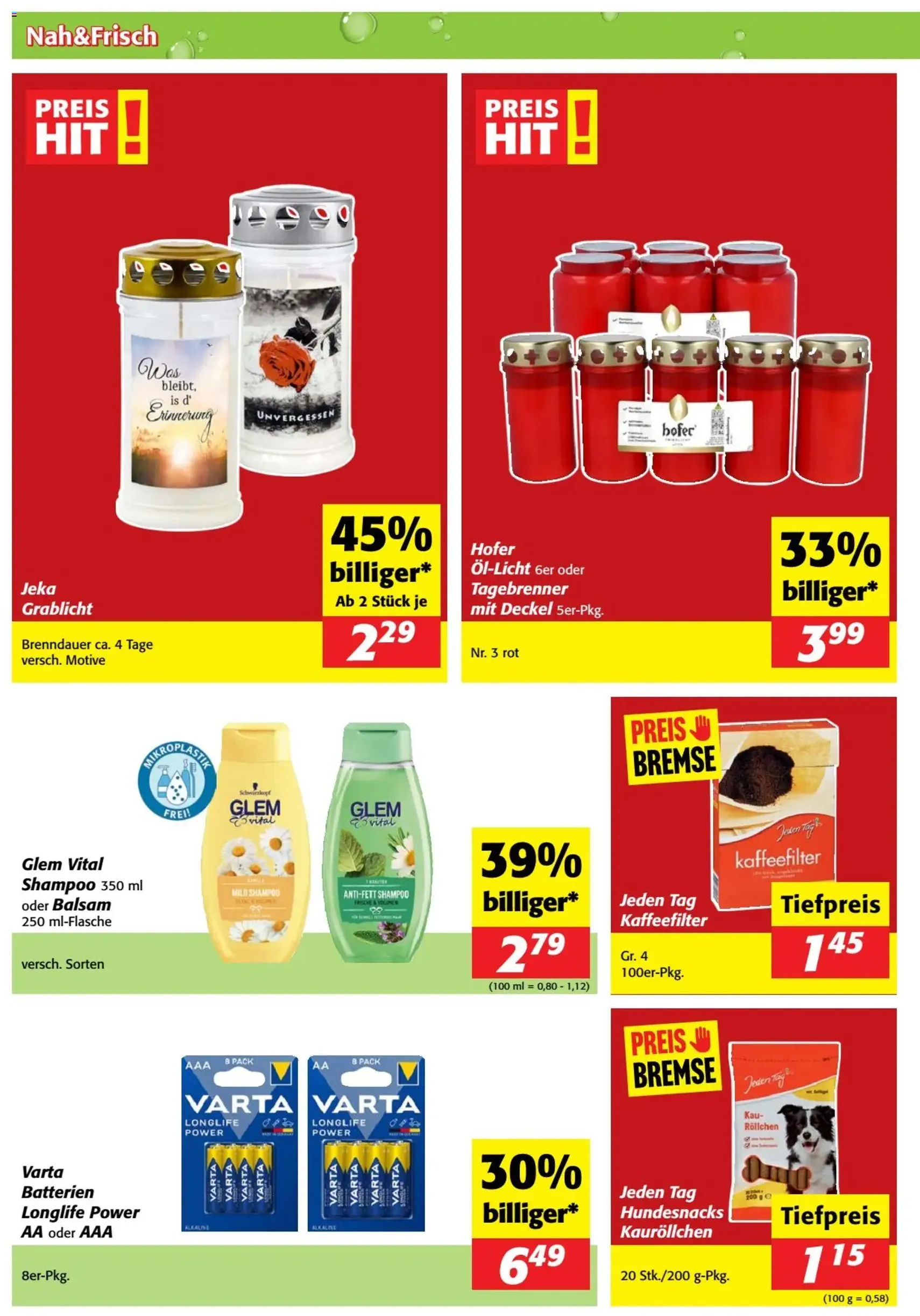 Nah und Frisch Flugblatt - Gültiger Prospekt ab 18.03.2026, Seite 4 von insgesamt 8