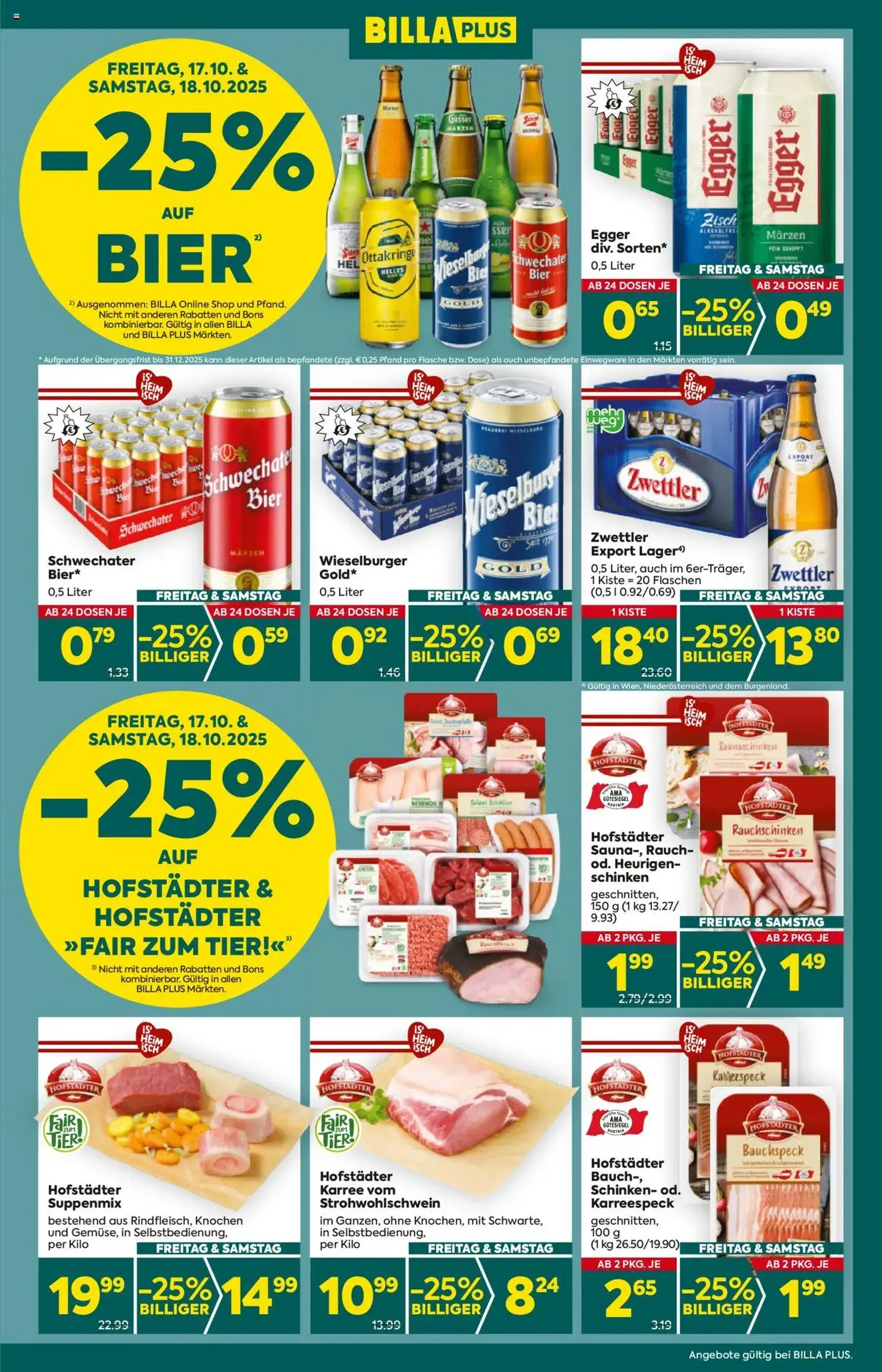 Billa Plus Flugblatt - Gültiger Prospekt ab 16.10.2025, Seite 3 von insgesamt 16 Billa Plus Flugblatt - Gültiger Prospekt ab 16.10.2025, Seite 3 von insgesamt 16