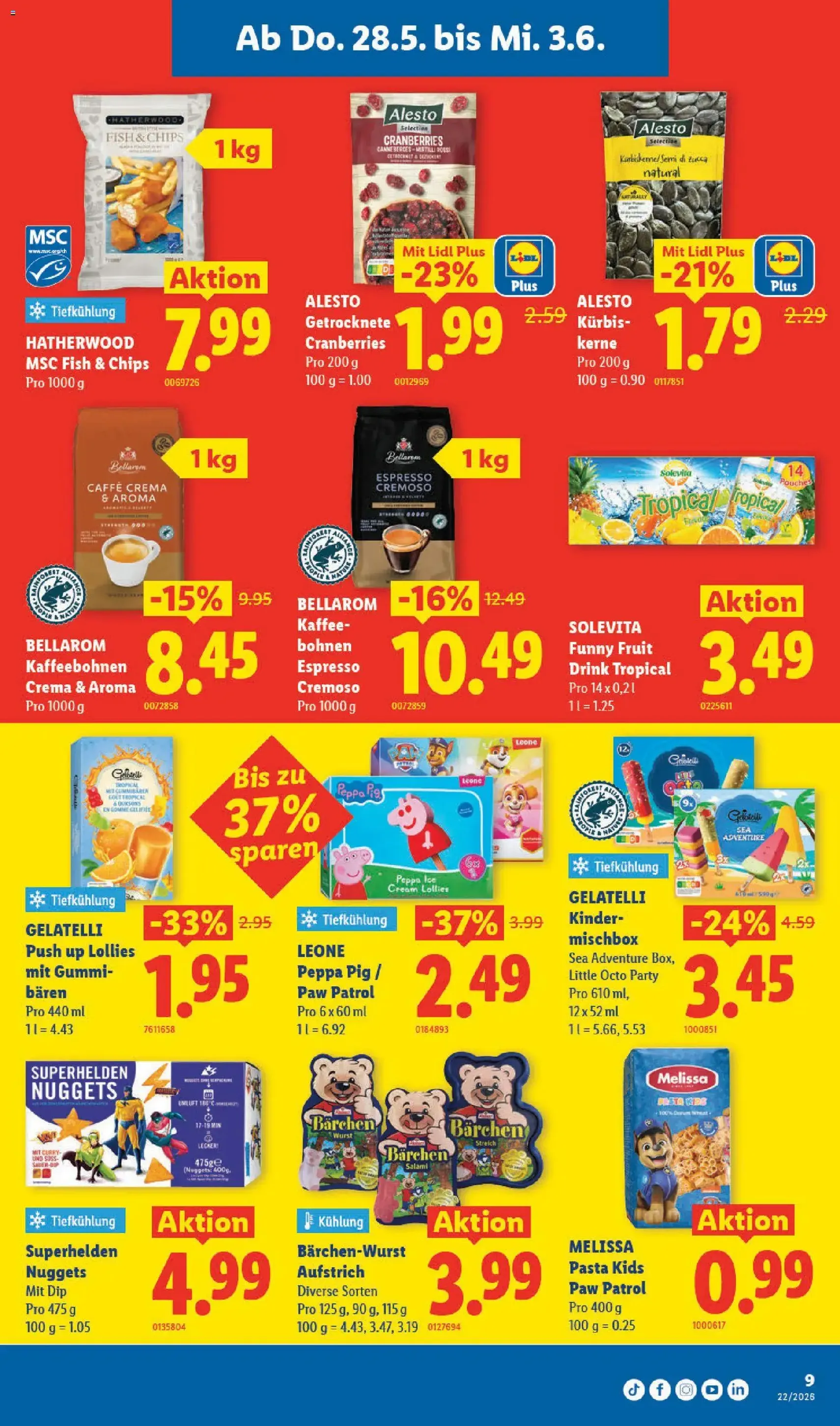 Lidl aktionen - Gültiger Prospekt ab 28.05.2026, Seite 9 von insgesamt 32