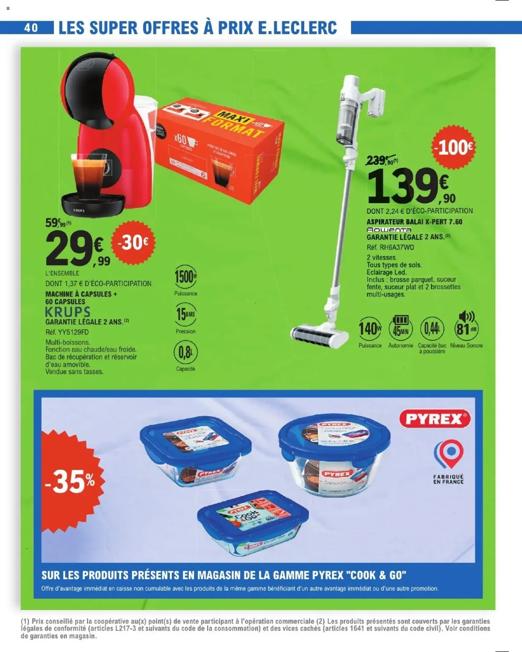 E.Leclerc catalogue de la semaine 17 - brochure valable à partir du 21/04/2026, page 40 sur 44