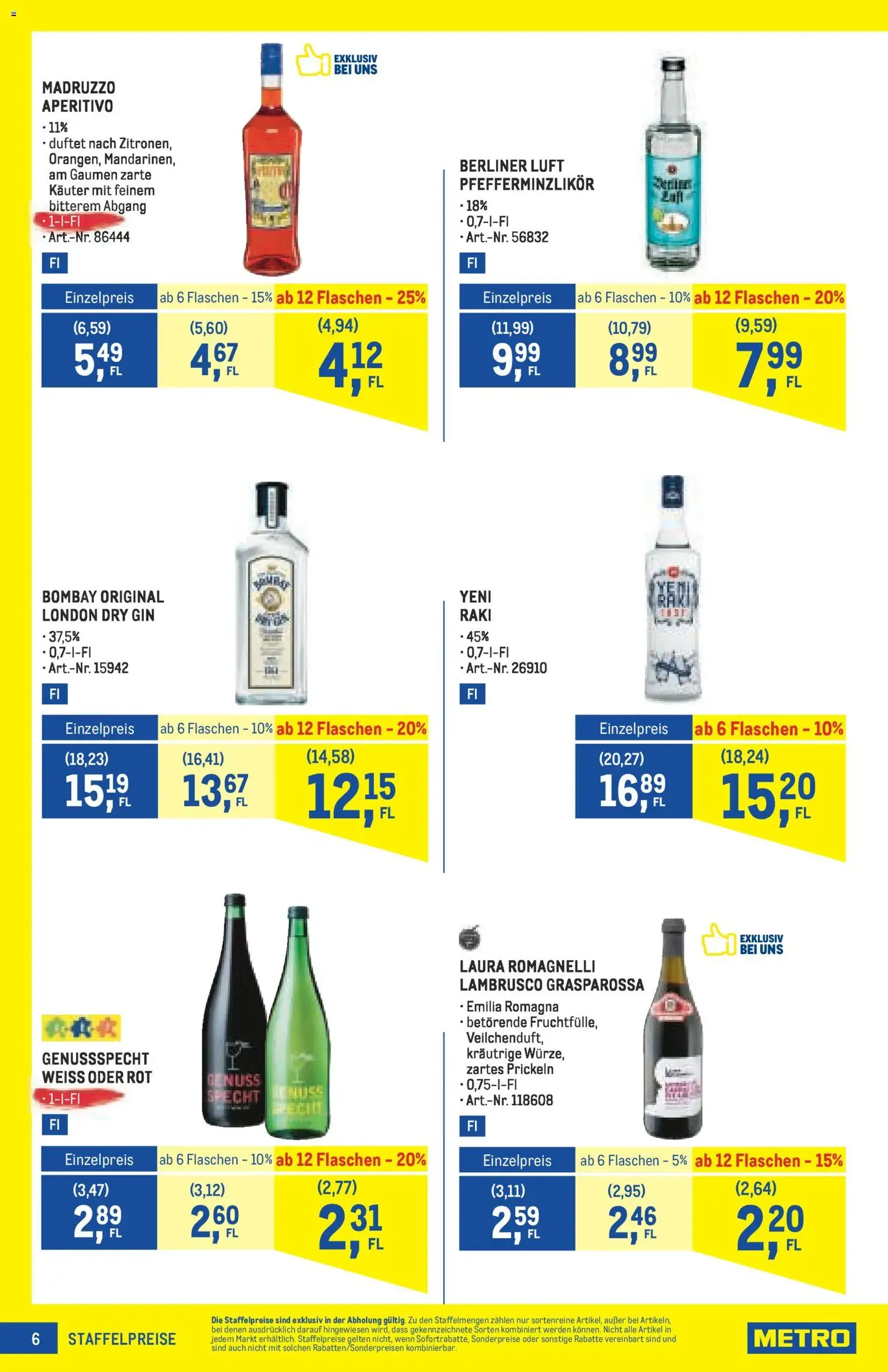 Metro angebote Profi - Gültiger Prospekt ab 13.11.2025, Seite 6 von insgesamt 64