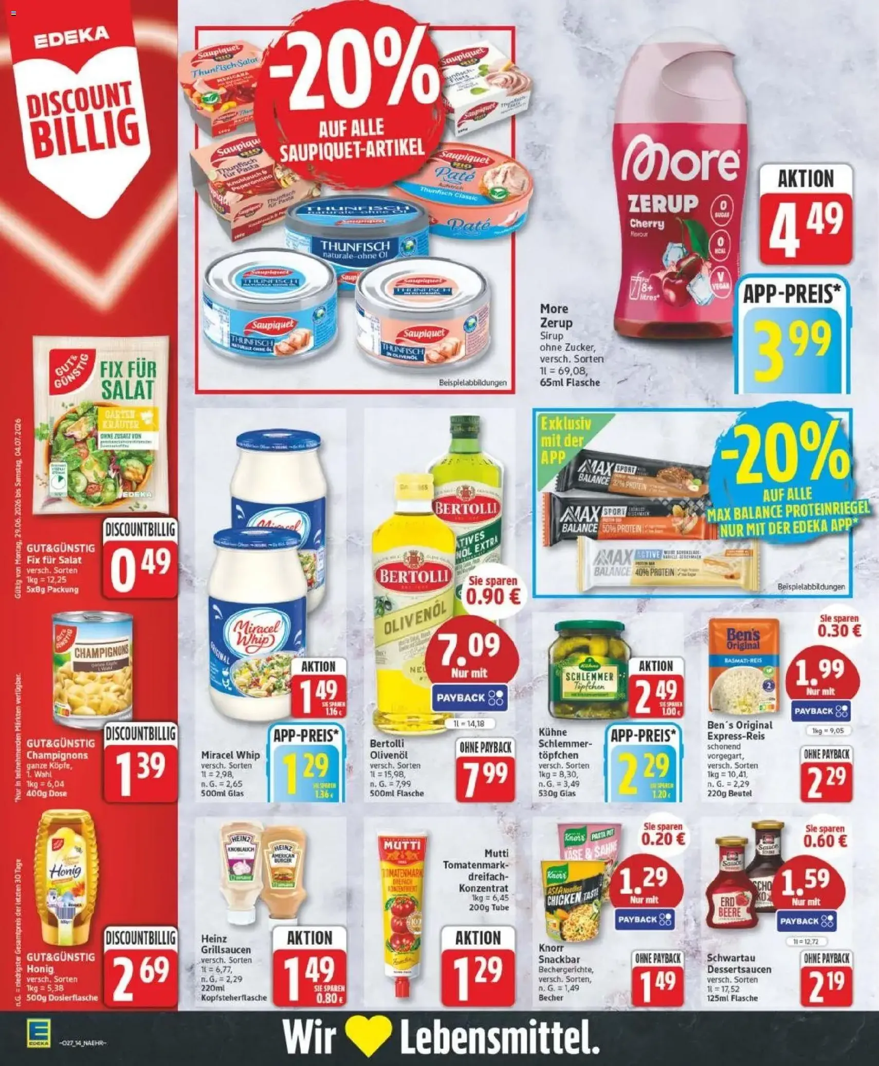 Edeka Prospekt - Gültiger Prospekt ab 29.06.2026, Seite 14 von insgesamt 23
