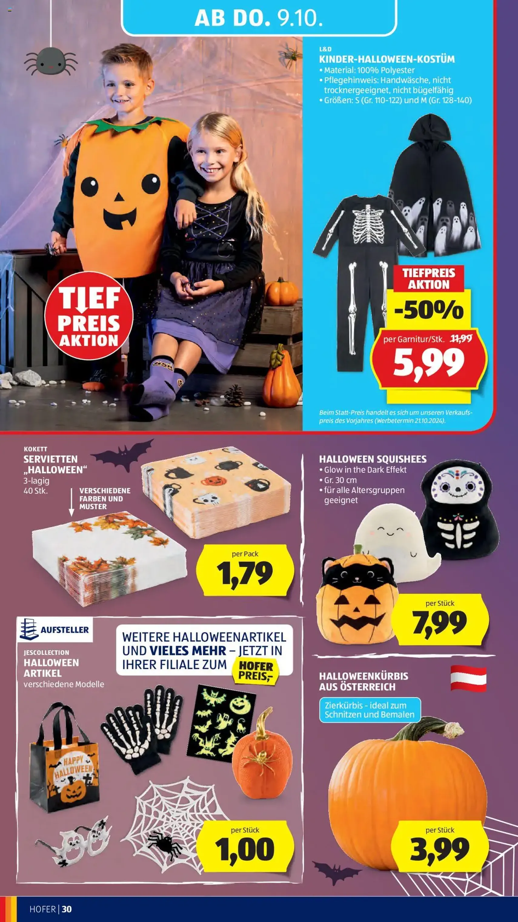 Hofer Flugblatt - Gültiger Prospekt ab 03.10.2025, Seite 34 von insgesamt 45