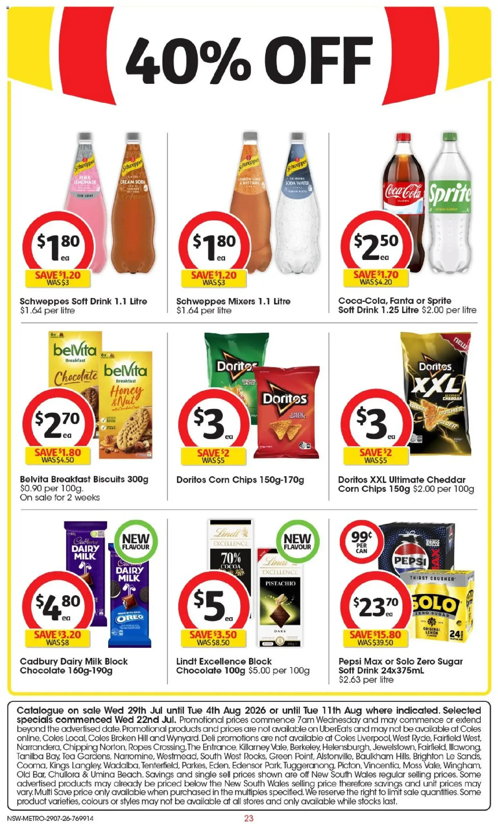 Coles catalogue - valid flyer from 29/07/2026, page 23 of 46