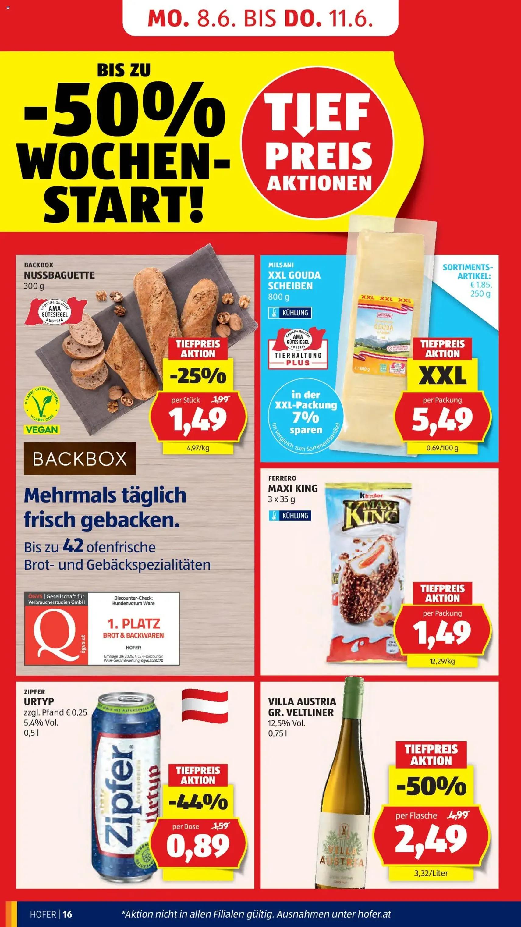 Hofer Flugblatt - Gültiger Prospekt ab 03.06.2026, Seite 18 von insgesamt 42