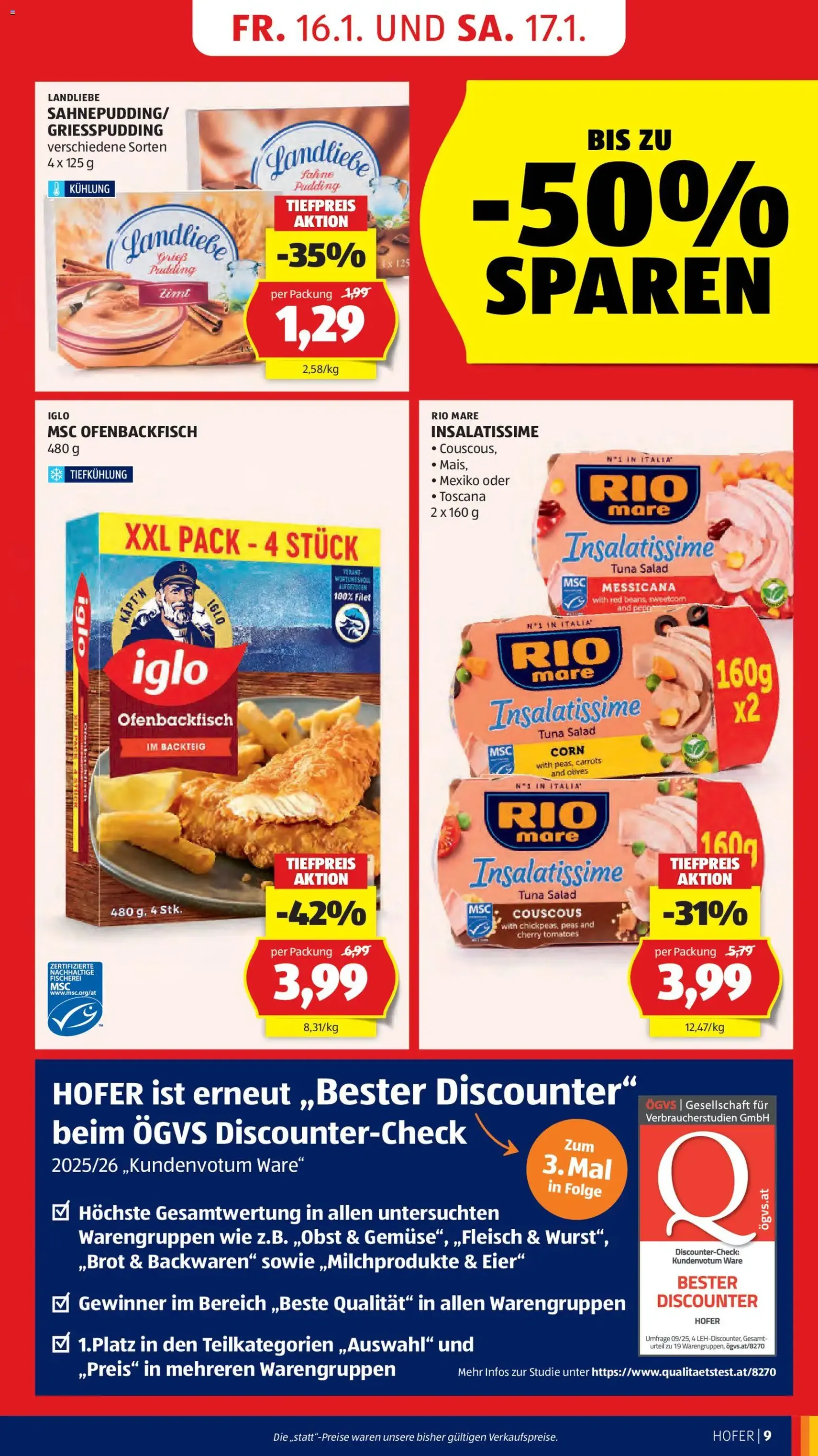 Hofer Flugblatt - Gültiger Prospekt ab 14.01.2026, Seite 11 von insgesamt 41