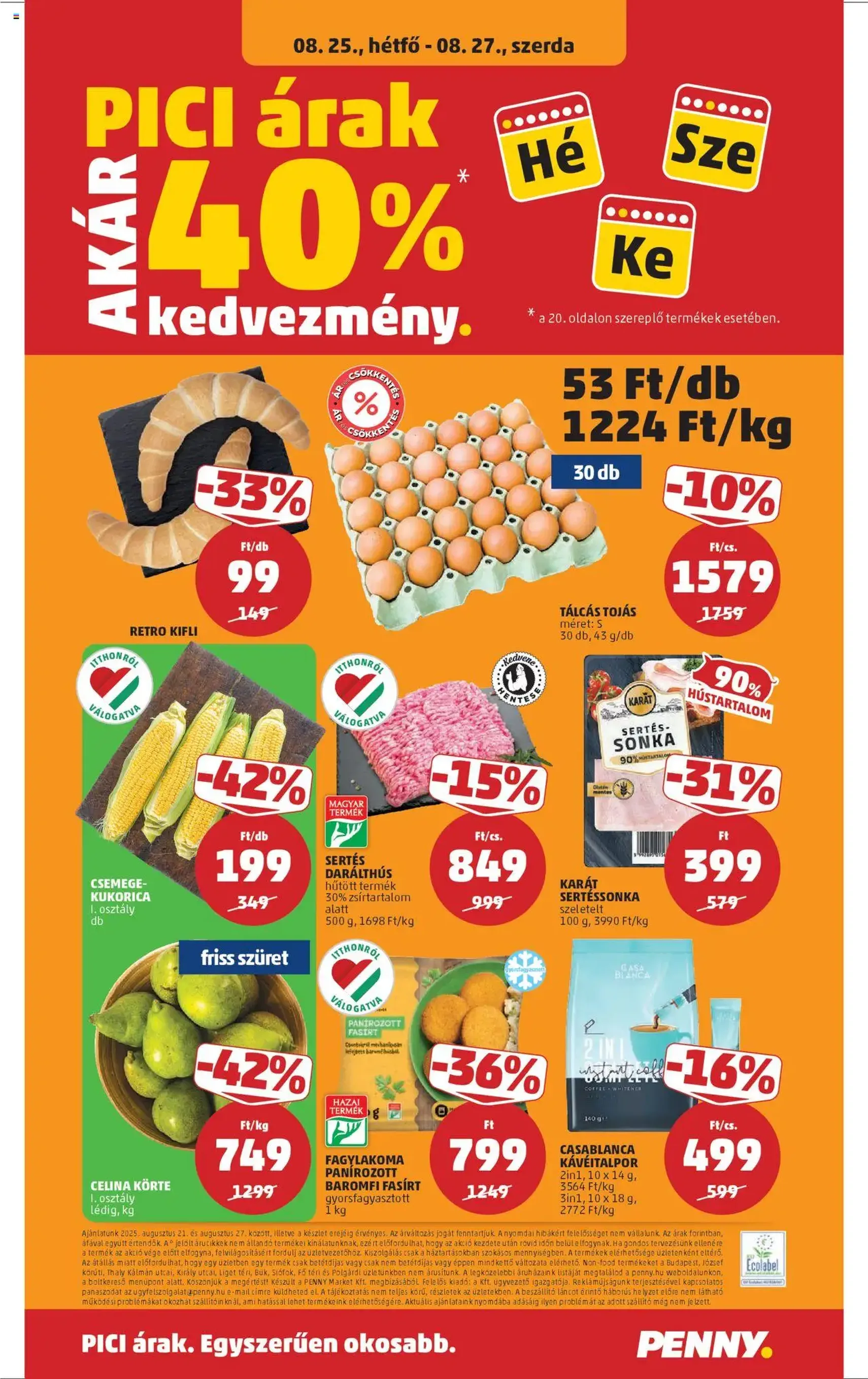 PENNY Akciós újság - 2025.08.21. érvényes szórólap 24 oldal 38 oldalból