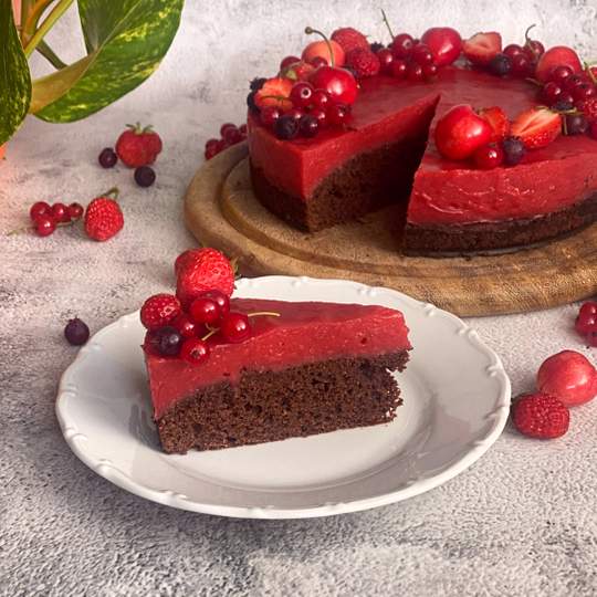 Anteprima ricetta Torta senza glutine con fragole