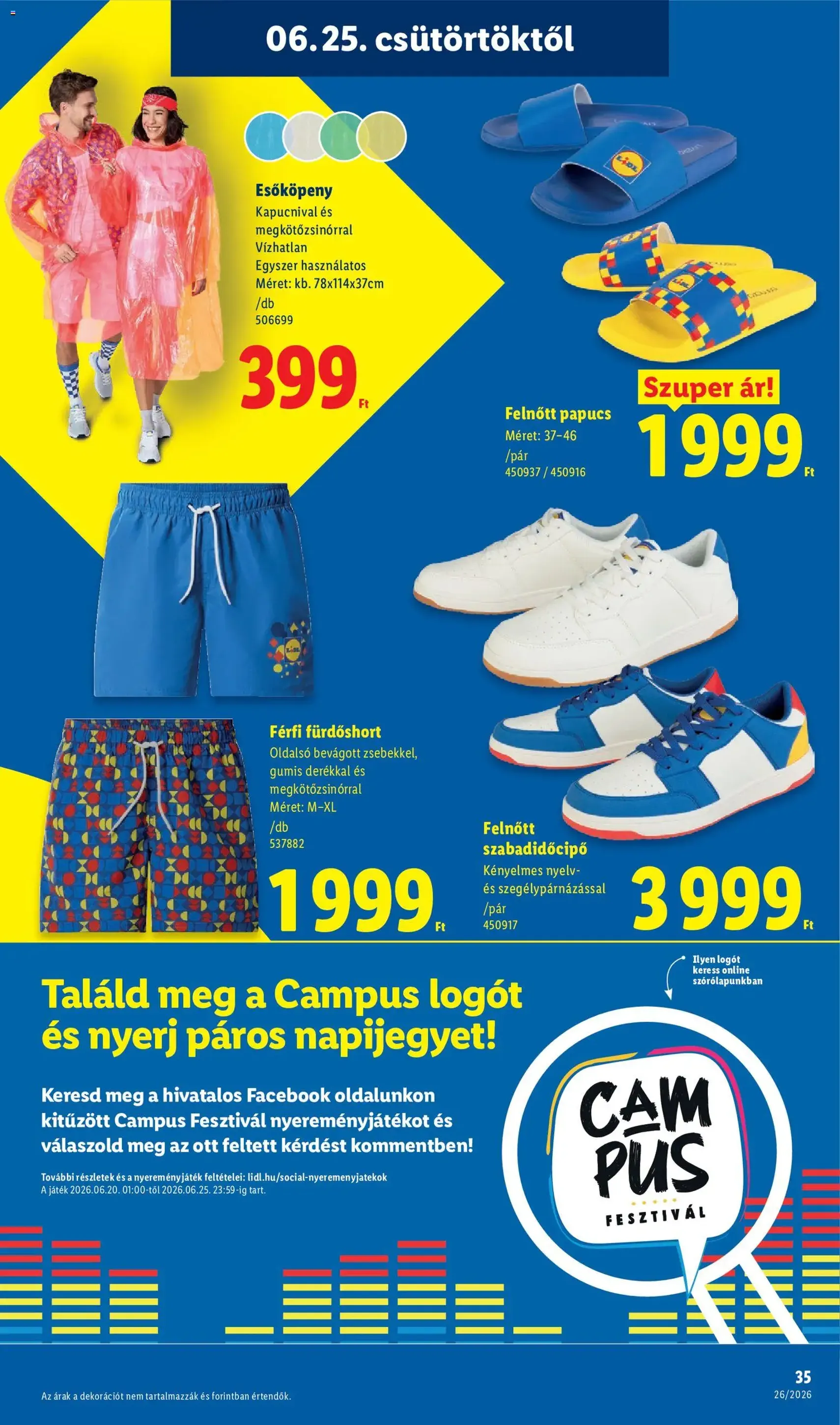 Lidl akciós újság - 2026.06.25. érvényes szórólap 35 oldal 74 oldalból