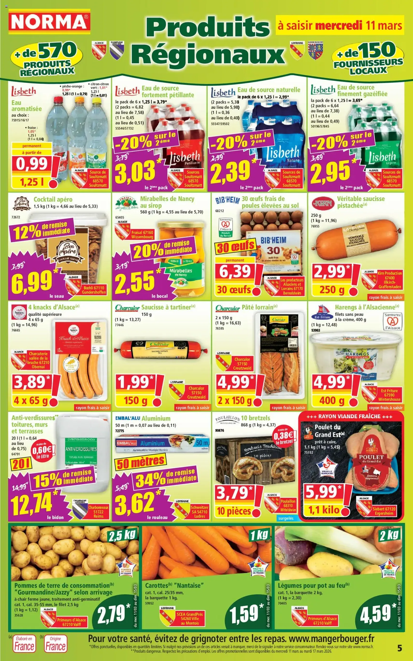 Norma catalogue - brochure valable à partir du 11/03/2026, page 5 sur 14