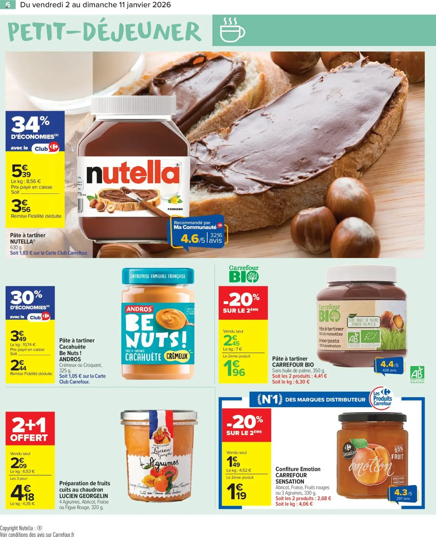 Carrefour Market catalogue semaine 1 - brochure valable à partir du 02/01/2026, page 8 sur 64