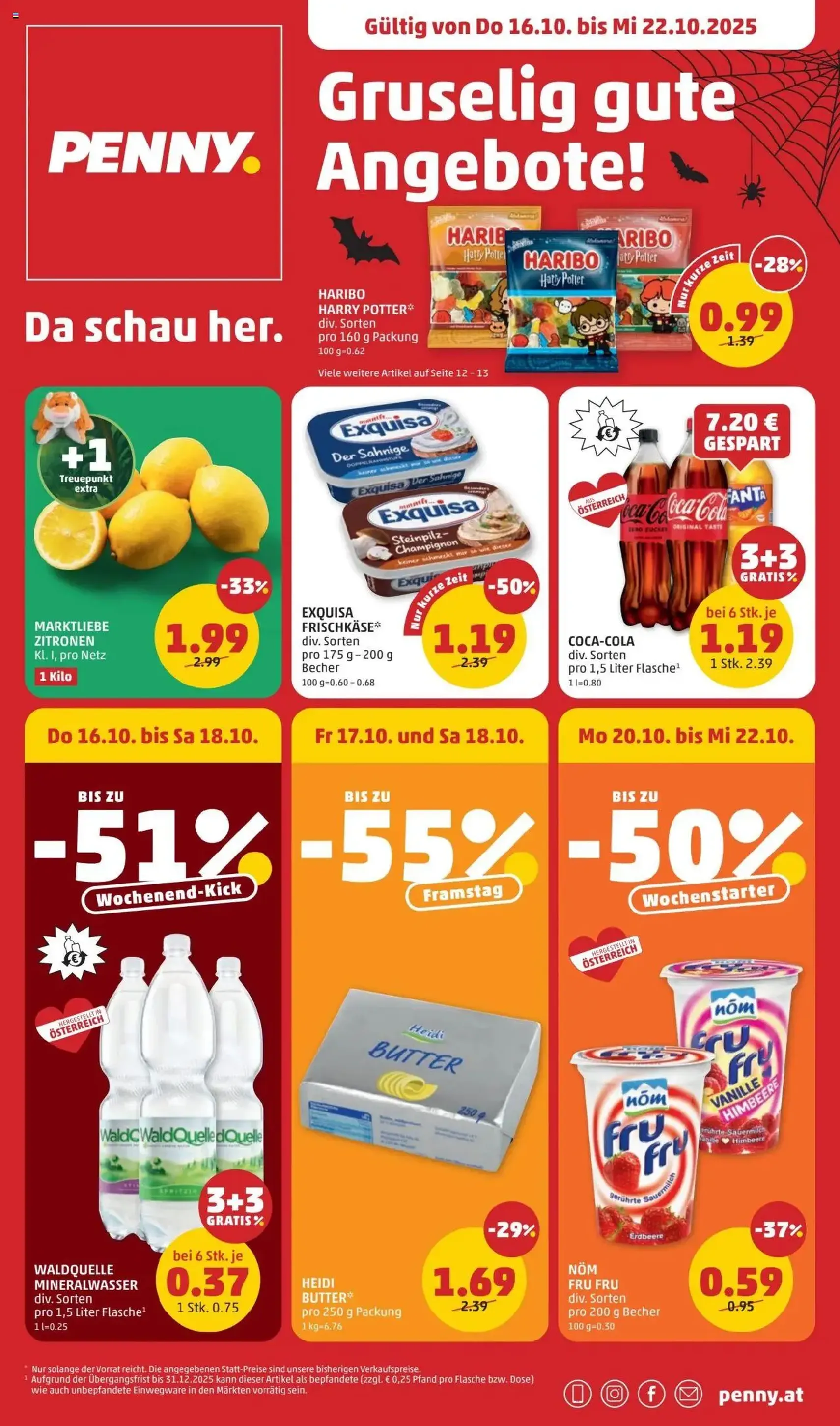 Penny Markt Flugblatt - Gültiger Prospekt ab 16.10.2025, Seite 1 von insgesamt 32