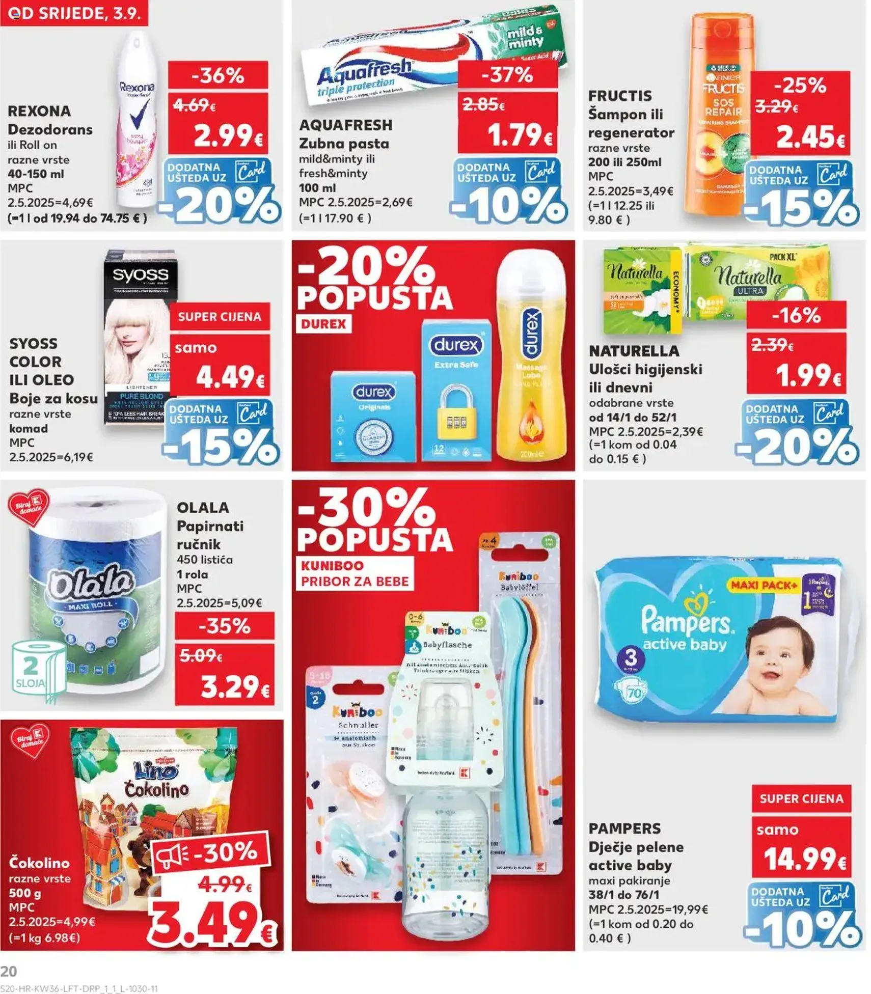 Kaufland HR - Osijek - 2025.09.03. érvényes szórólap 20 oldal 32 oldalból Kaufland HR - Osijek - 2025.09.03. érvényes szórólap 20 oldal 32 oldalból