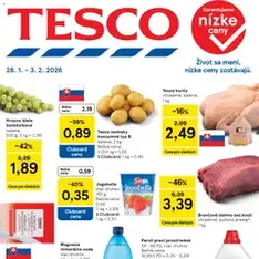Tesco Hypermarket - leták - náhľad letáku platný od 28.01.2026