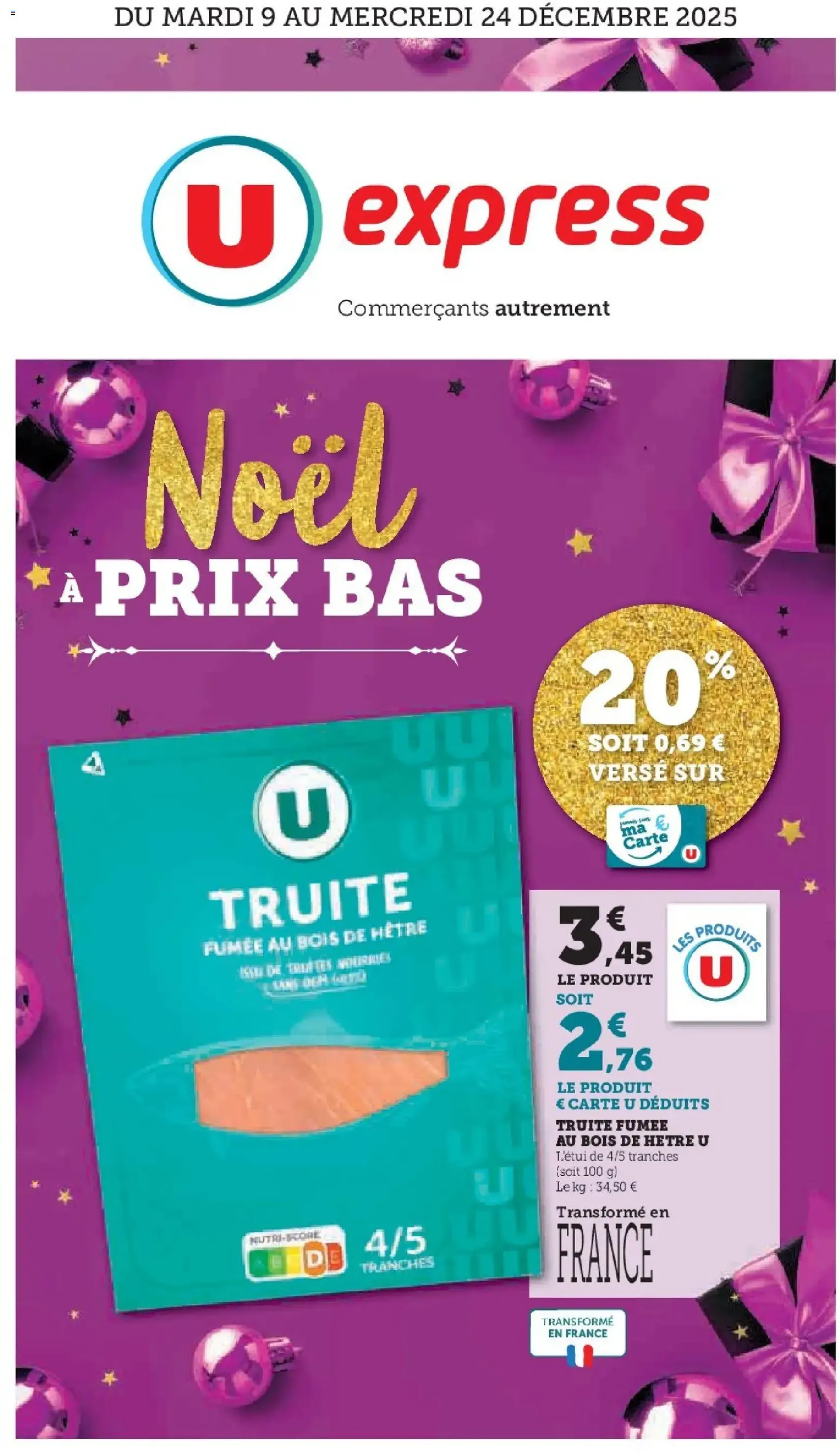 U Express catalogue - brochure valable à partir du 09/12/2025, page 1 sur 32