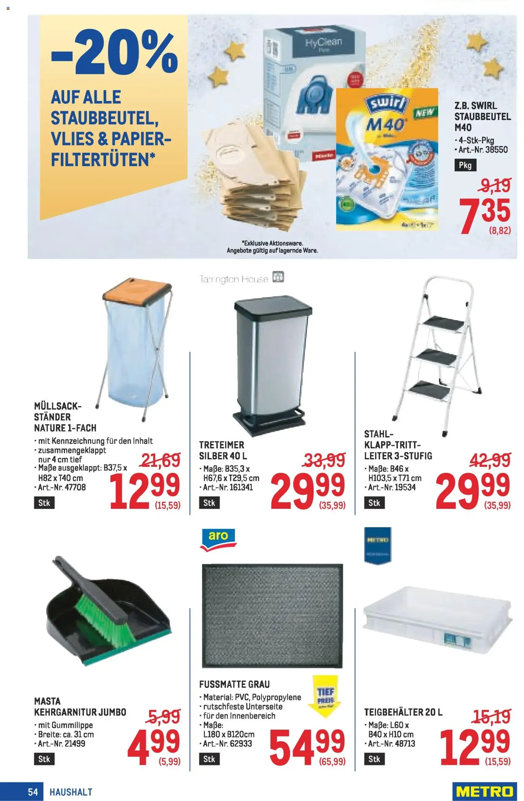 Metro angebote Profi - Gültiger Prospekt ab 27.11.2025, Seite 54 von insgesamt 64