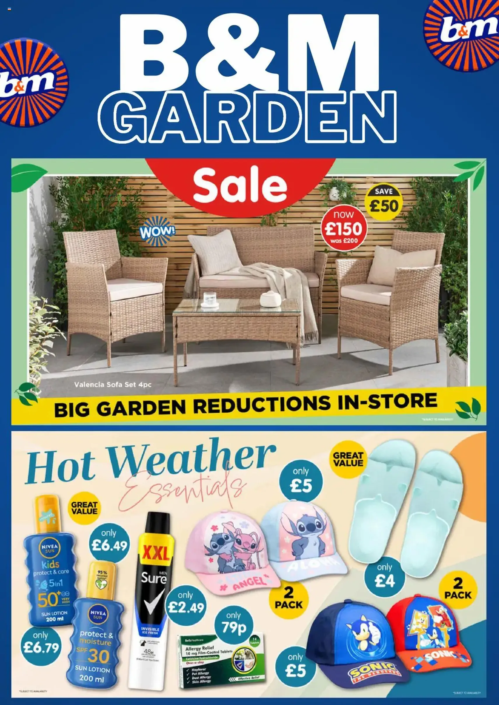 B&M - Offers - valid flyer from 25/06/2025, page 1 of 8 B&M - Offers - valid flyer from 25/06/2025, page 1 of 8