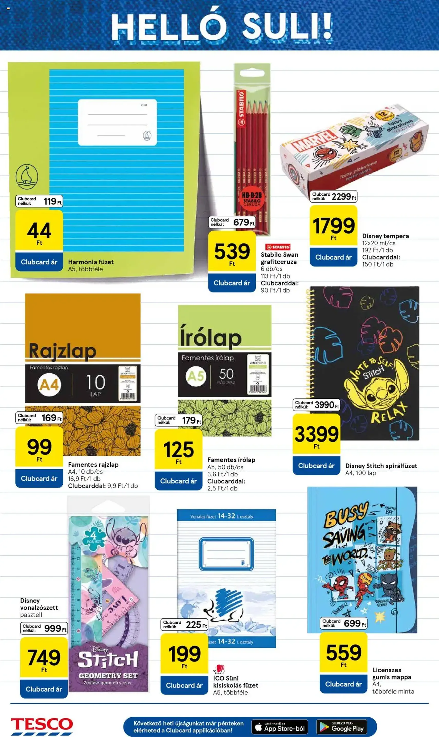 Tesco Hipermarket - Akciós újság - 2025.07.31. érvényes szórólap 30 oldal 32 oldalból Tesco Hipermarket - Akciós újság - 2025.07.31. érvényes szórólap 30 oldal 32 oldalból