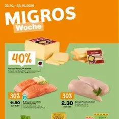 Migros aktionen - Prospekt Vorschau gültig ab 22.10.2026