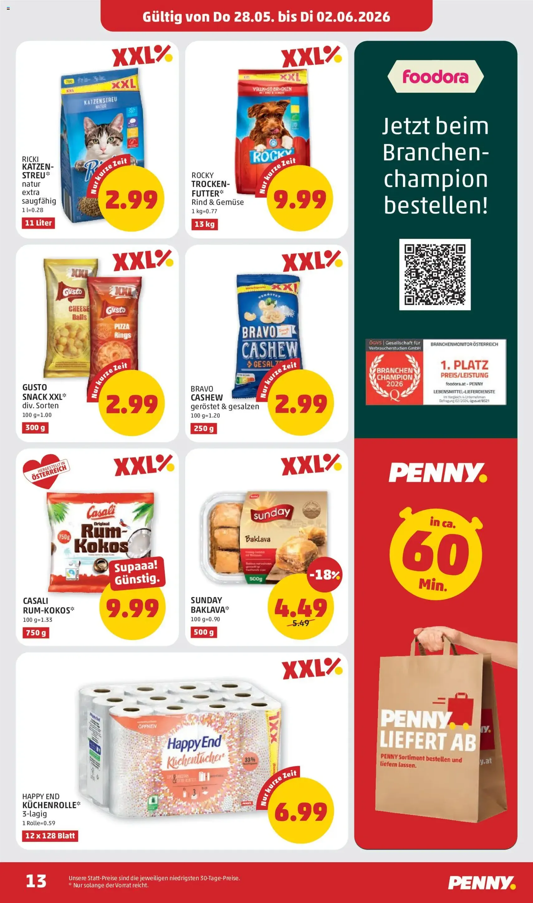 Penny Markt Flugblatt - Gültiger Prospekt ab 28.05.2026, Seite 13 von insgesamt 32