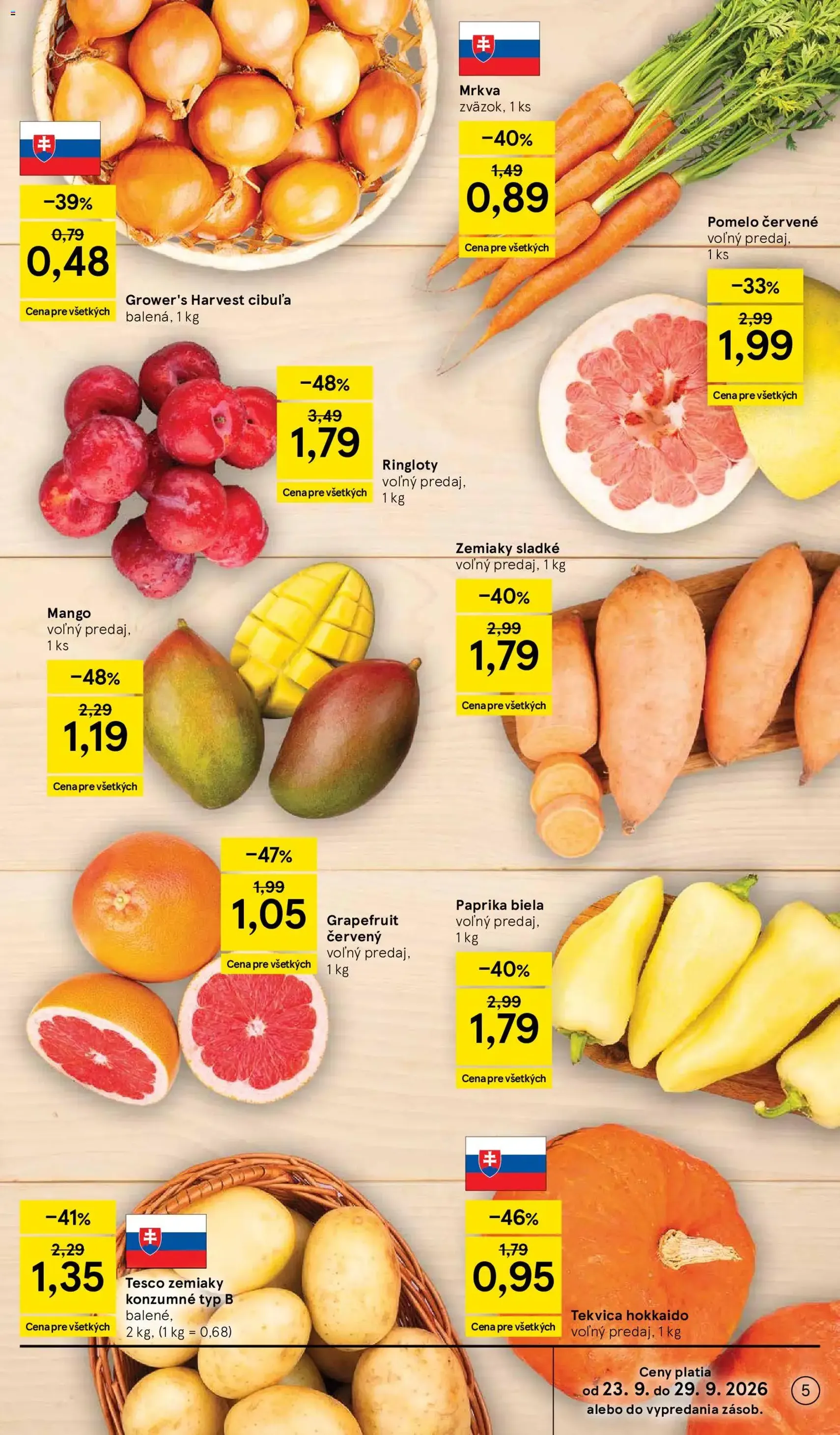 Tesco Hypermarket - leták - platný leták od 23.09.2026 strana 5 z 48