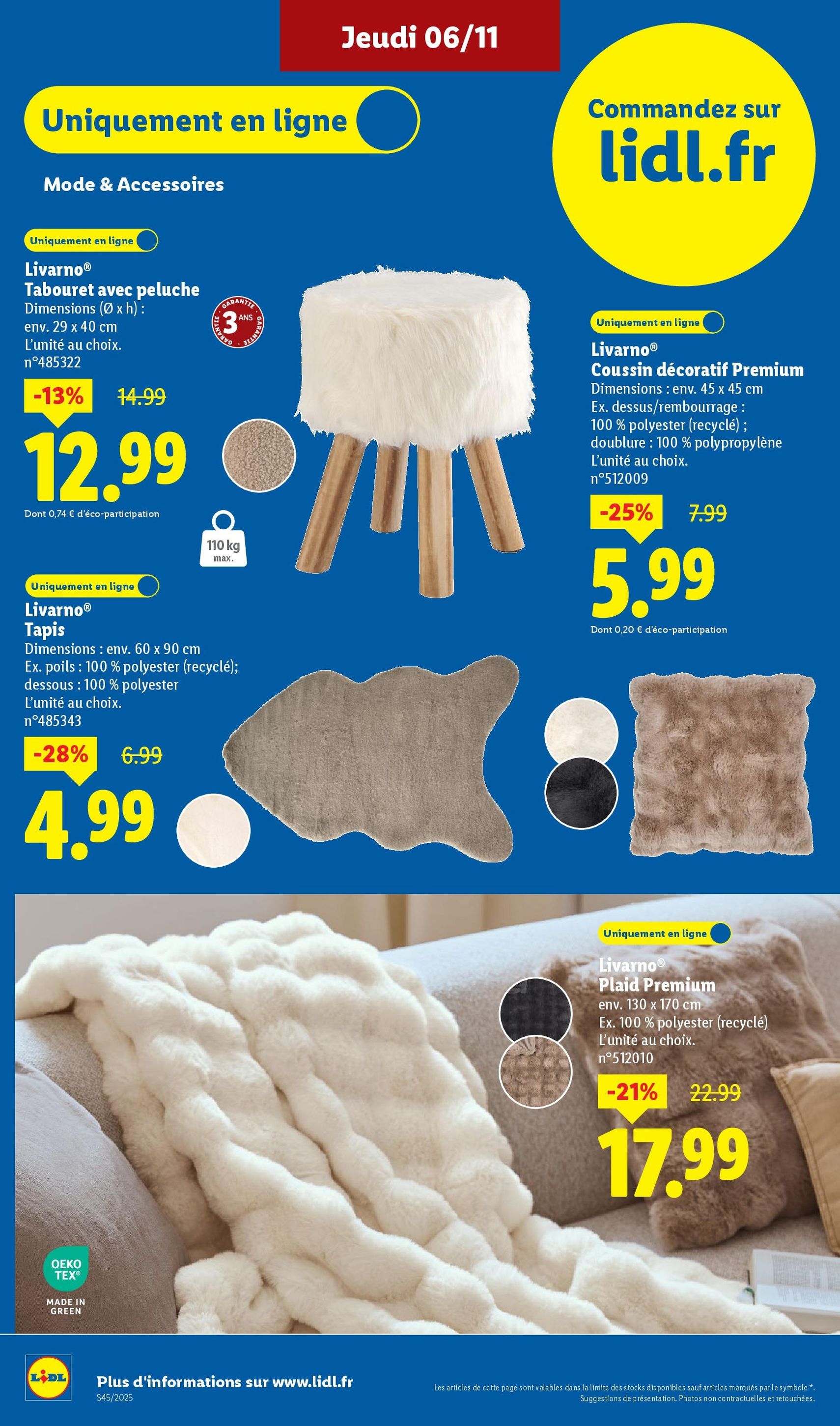 LIDL catalogue semaine 45 - brochure valable à partir du 06/11/2025, page 66 sur 95