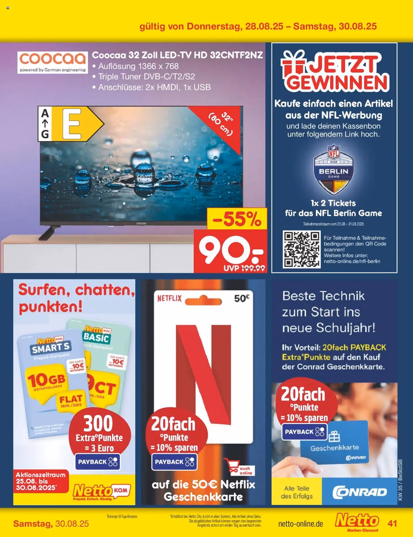 Netto Marken-Discount Prospekt - Gültiger Prospekt ab 25.08.2025, Seite 59 von insgesamt 65