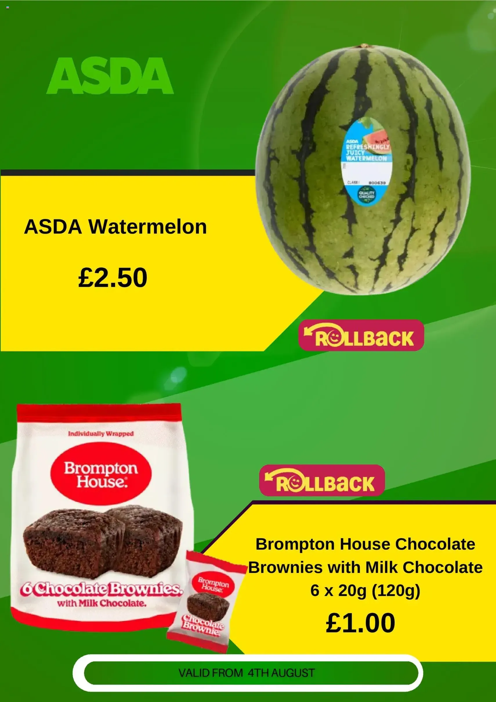 Weekly offers Asda - valid flyer from 04/08/2026, page 4 of 5