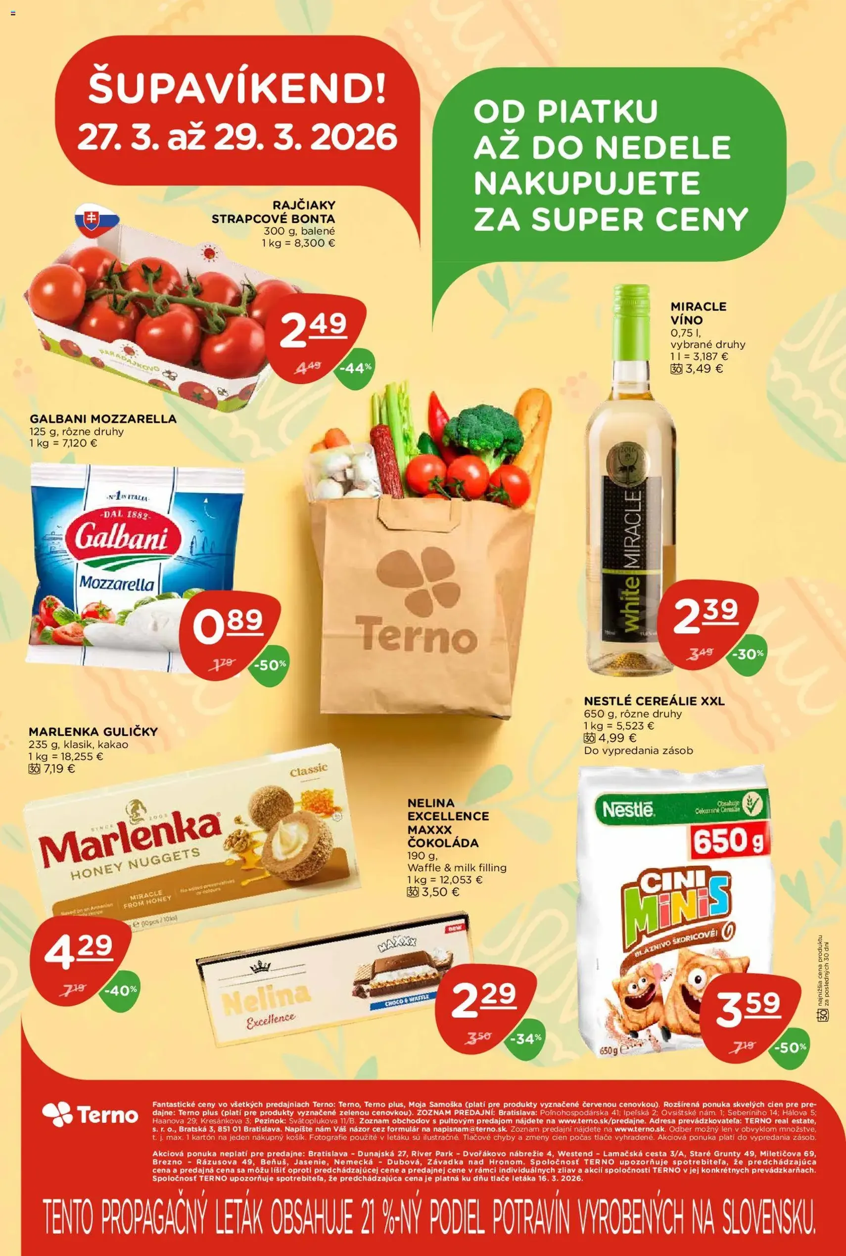 Terno leták - platný leták od 26.03.2026 strana 26 z 26