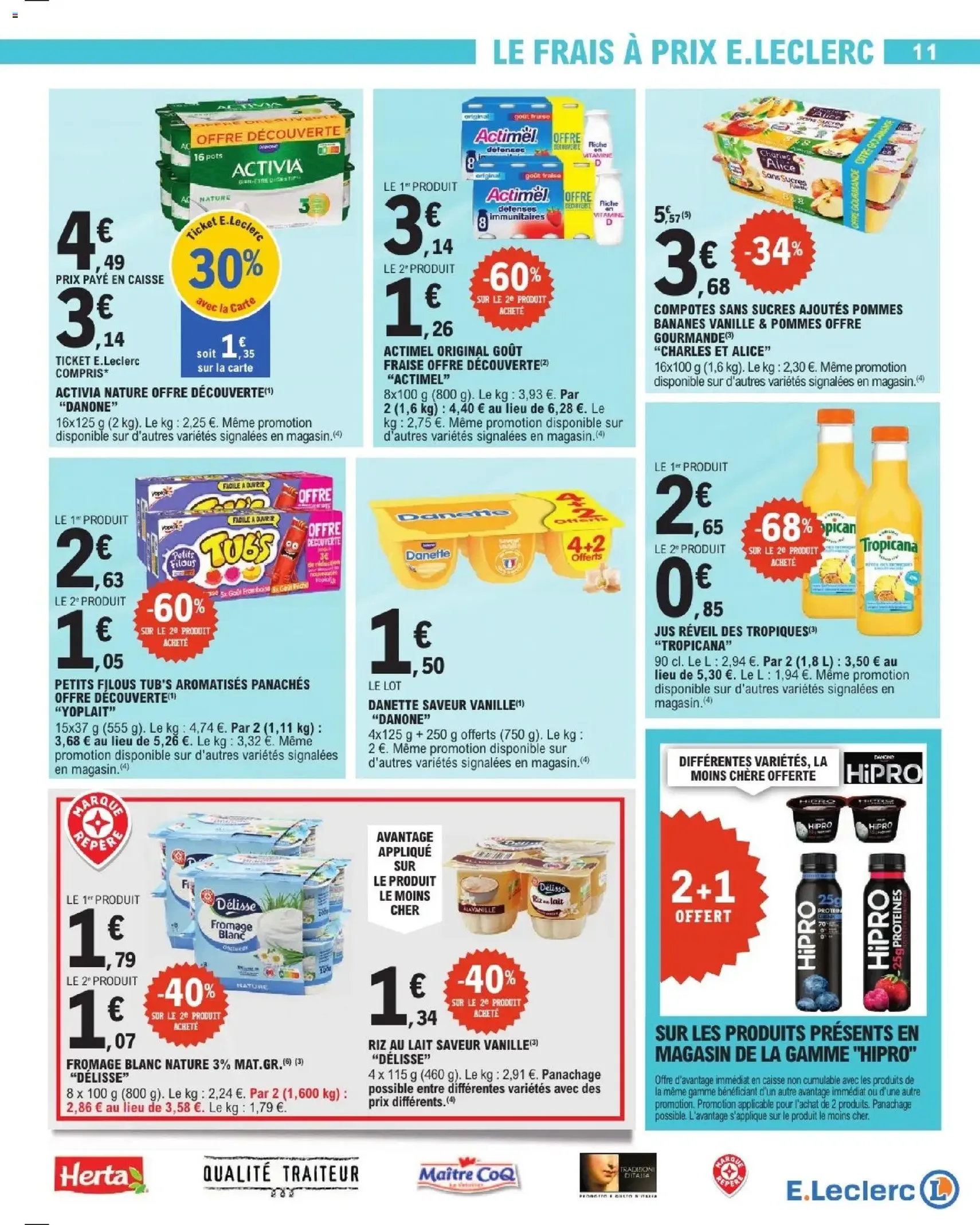 E.Leclerc catalogue de la semaine 17 - brochure valable à partir du 21/04/2026, page 11 sur 44