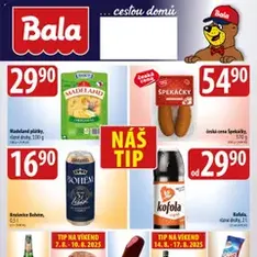 BALA velký leták + - náhled letáku platný od 06.08.2025