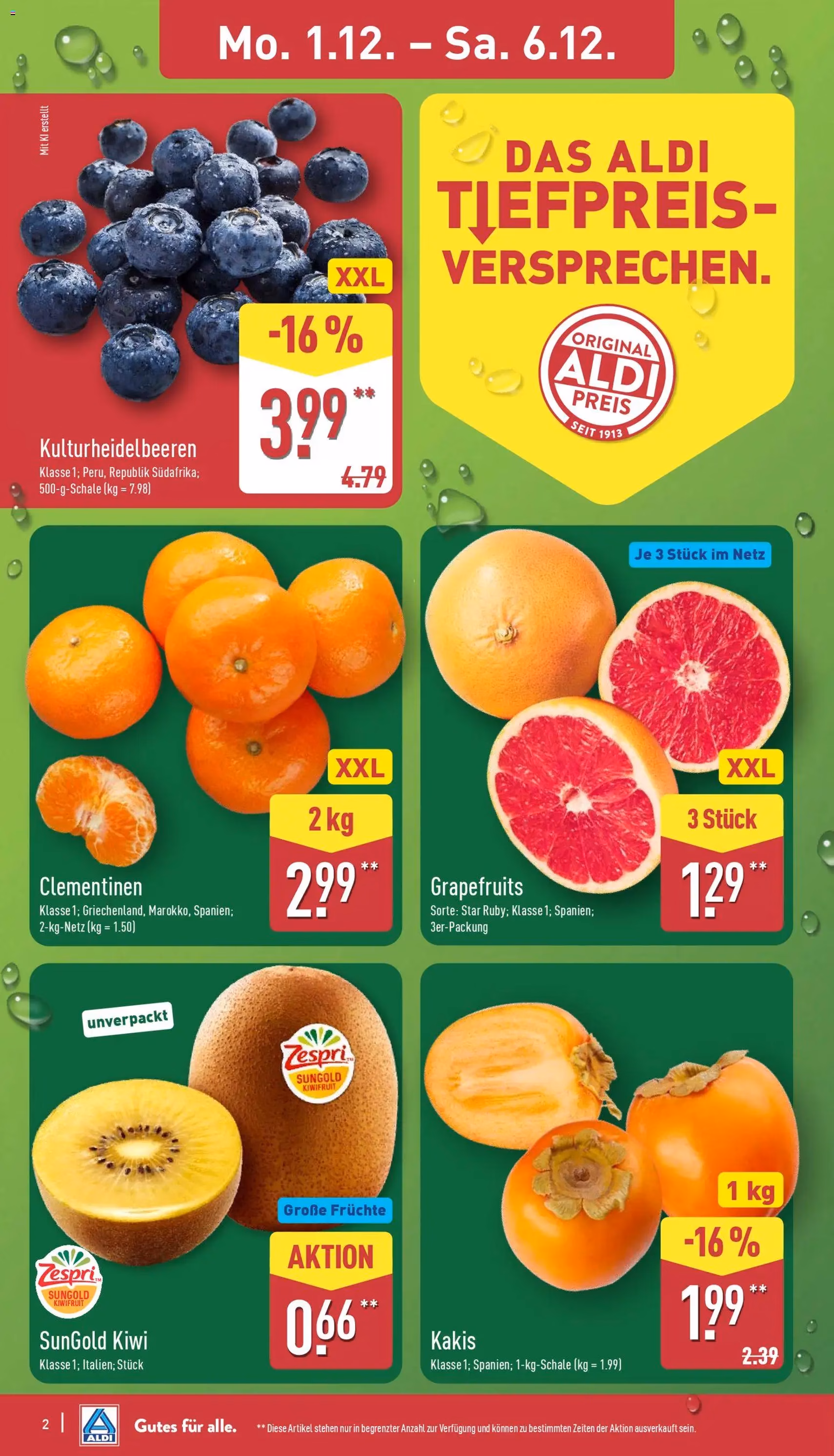 Aldi Prospekt - Gültiger Prospekt ab 01.12.2025, Seite 2 von insgesamt 45