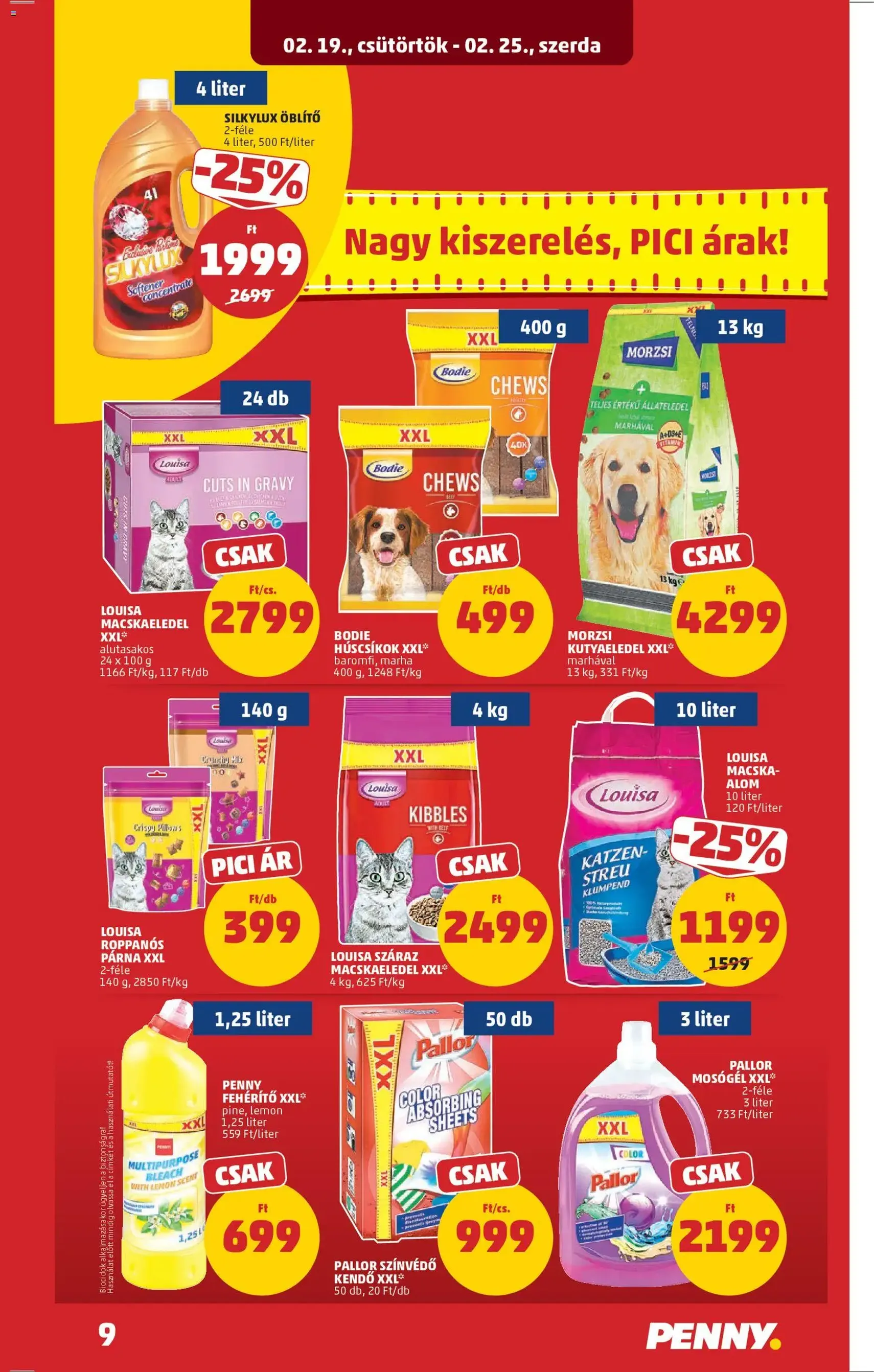 PENNY Akciós újság - 2026.02.19. érvényes szórólap 13 oldal 38 oldalból