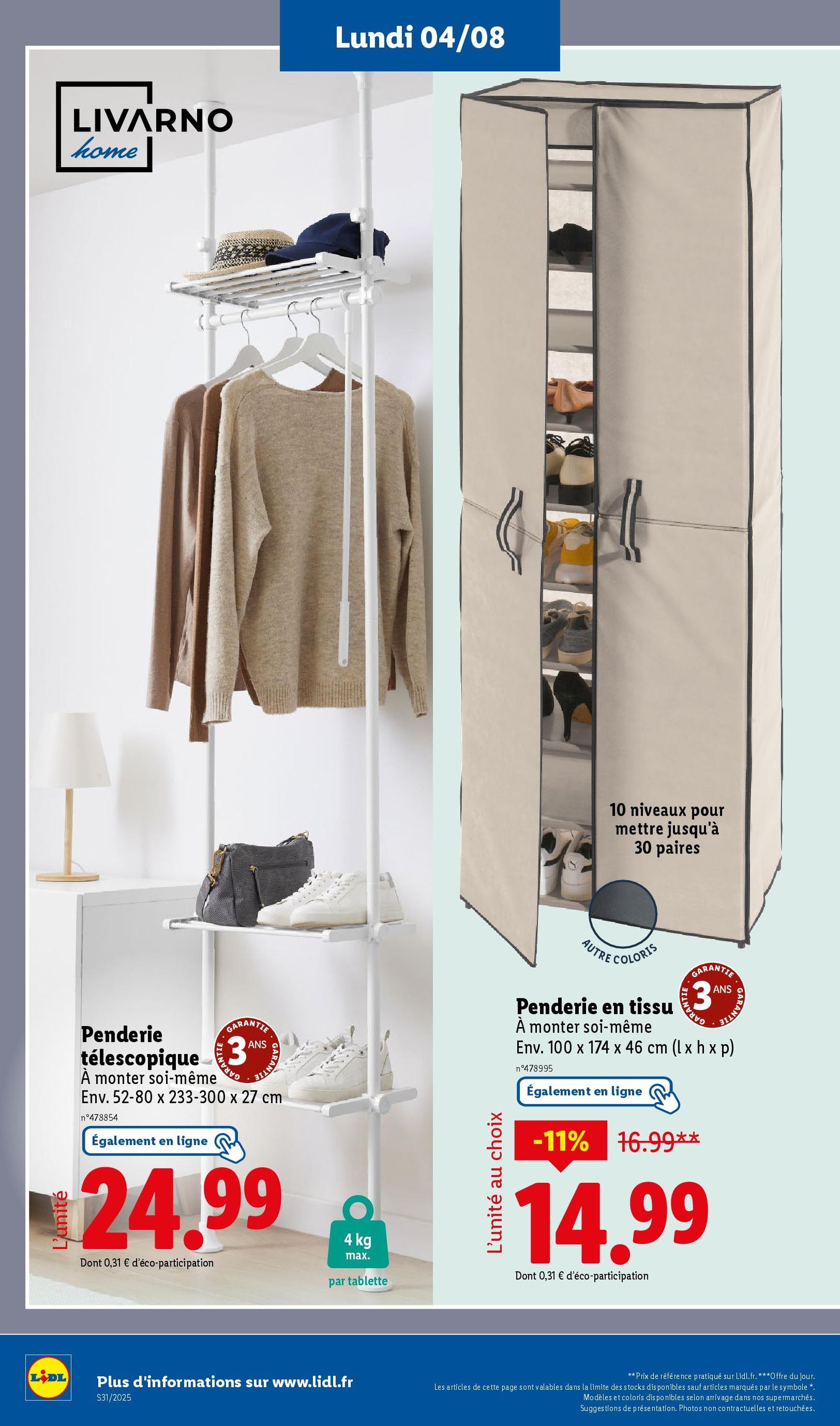 LIDL catalogue semaine 30 - brochure valable à partir du 31/07/2025, page 58 sur 73 LIDL catalogue semaine 30 - brochure valable à partir du 31/07/2025, page 58 sur 73