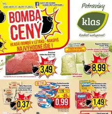 Klas leták - náhľad letáku platný od 03.11.2025