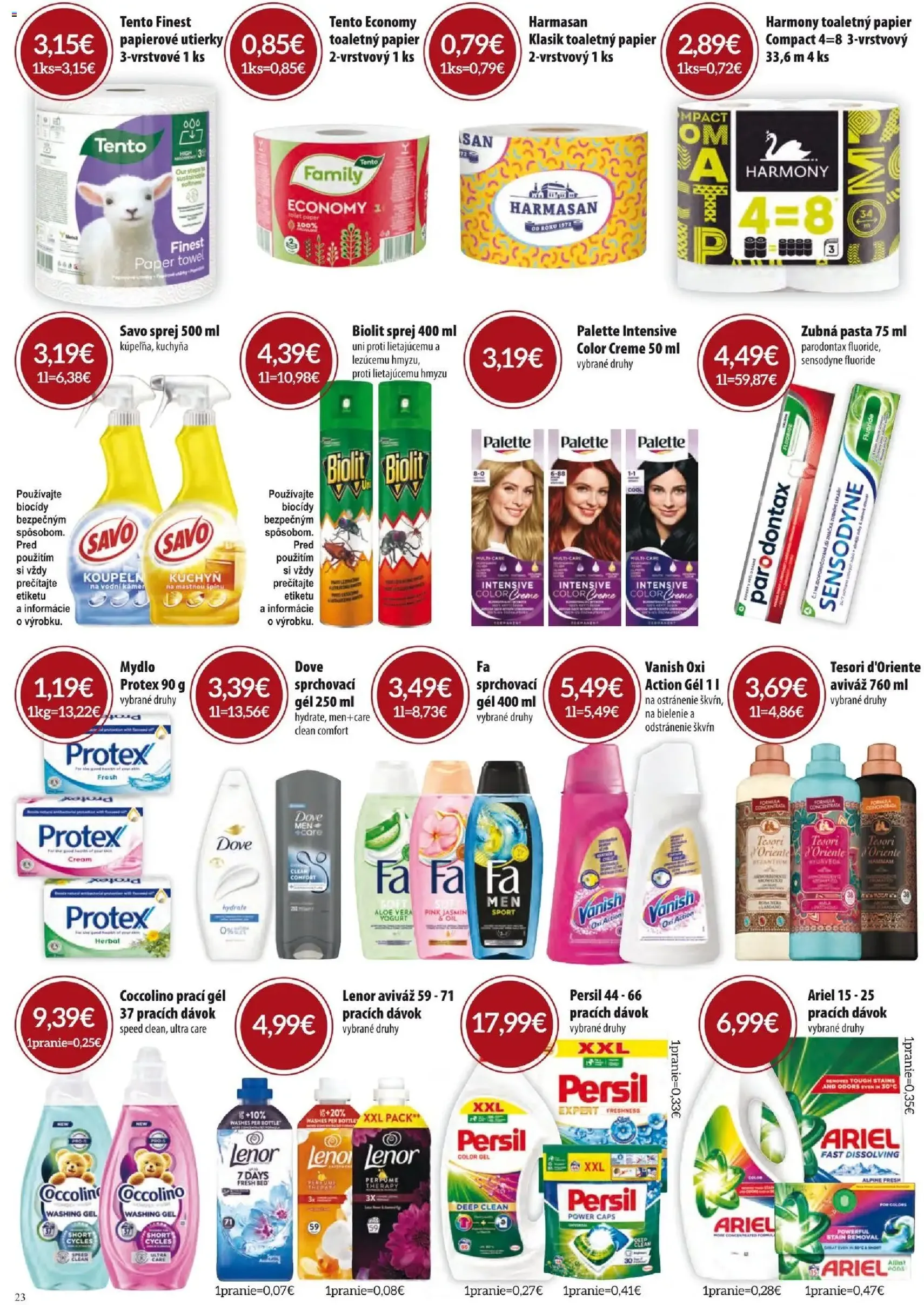 KARMEN CBA leták - platný leták od 01.04.2026 strana 23 z 24