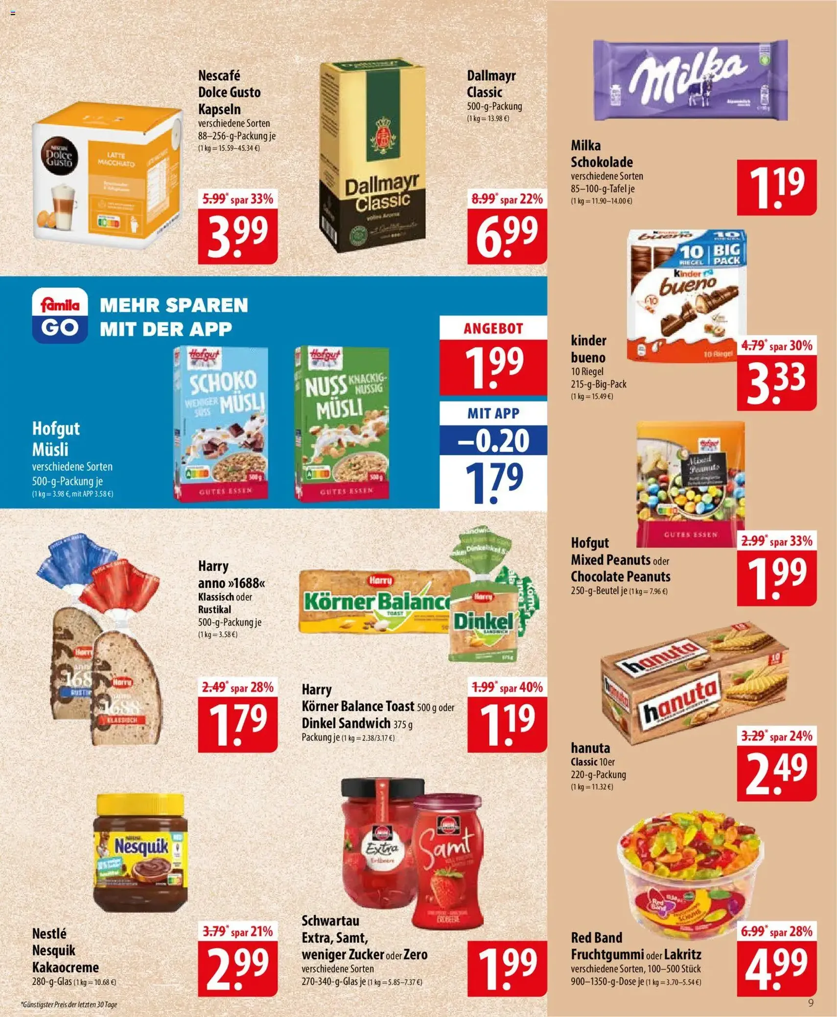 Famila Prospekt - Gültiger Prospekt ab 27.04.2026, Seite 9 von insgesamt 24
