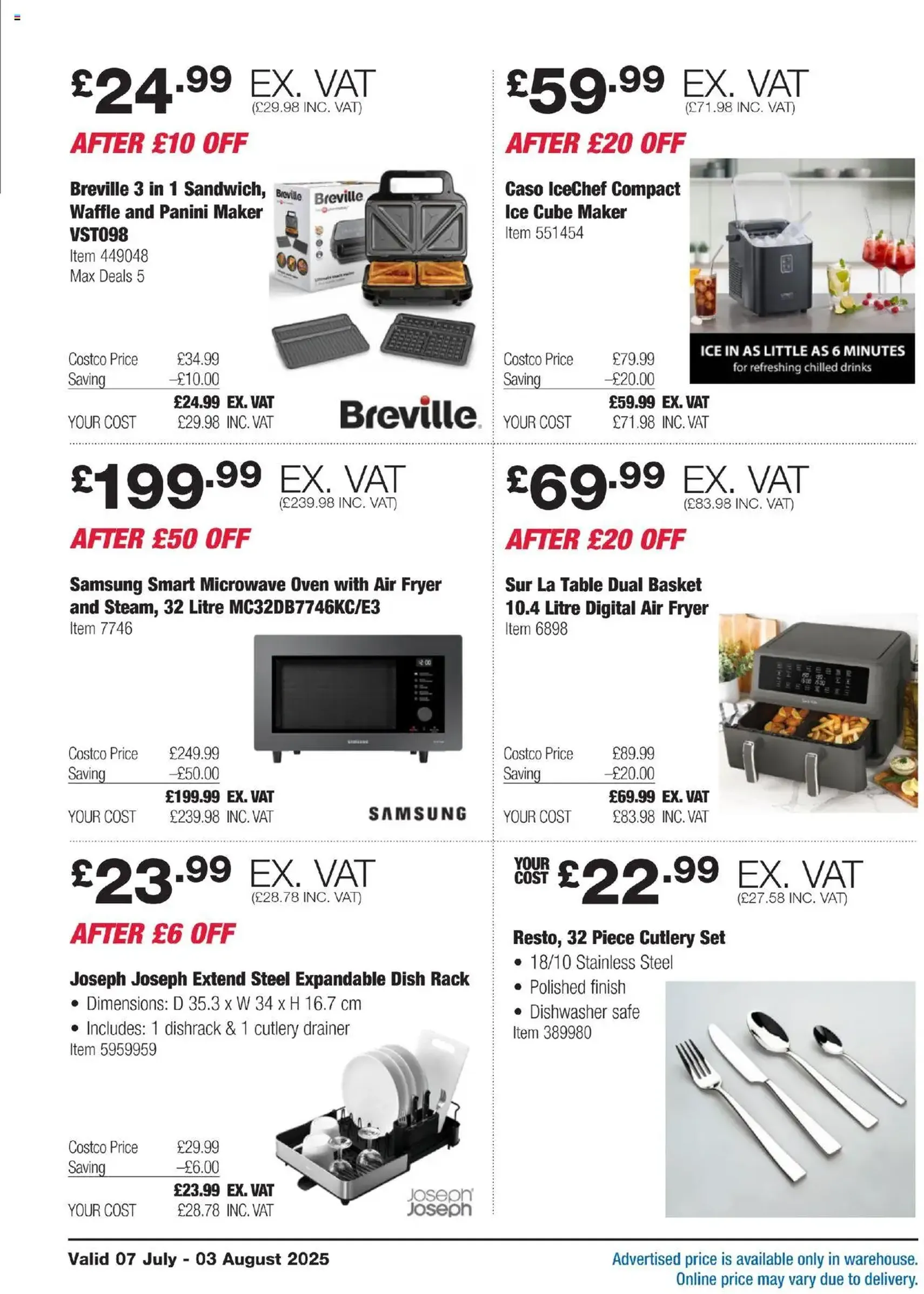 Costco - ENGLAND ONLY - valid flyer from 07/07/2025, page 6 of 36